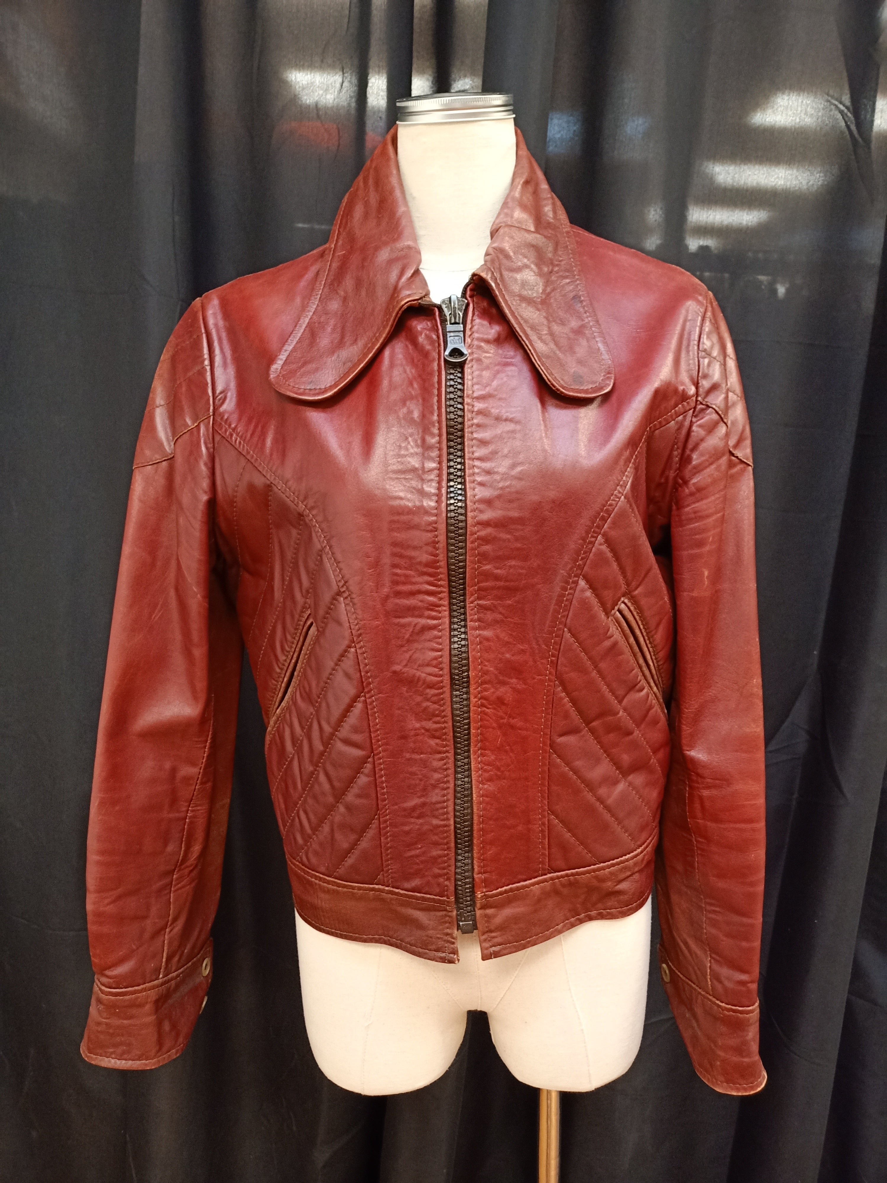 1970's Leather Jacket – Godzilla Clothing