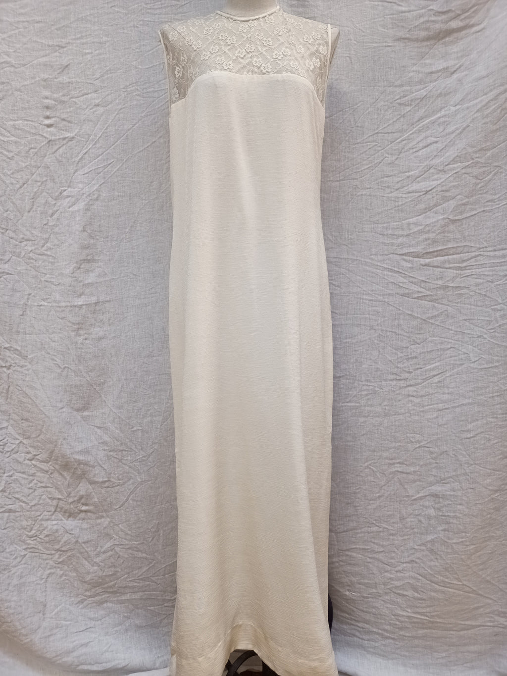 Vintage Lace Cream Dress