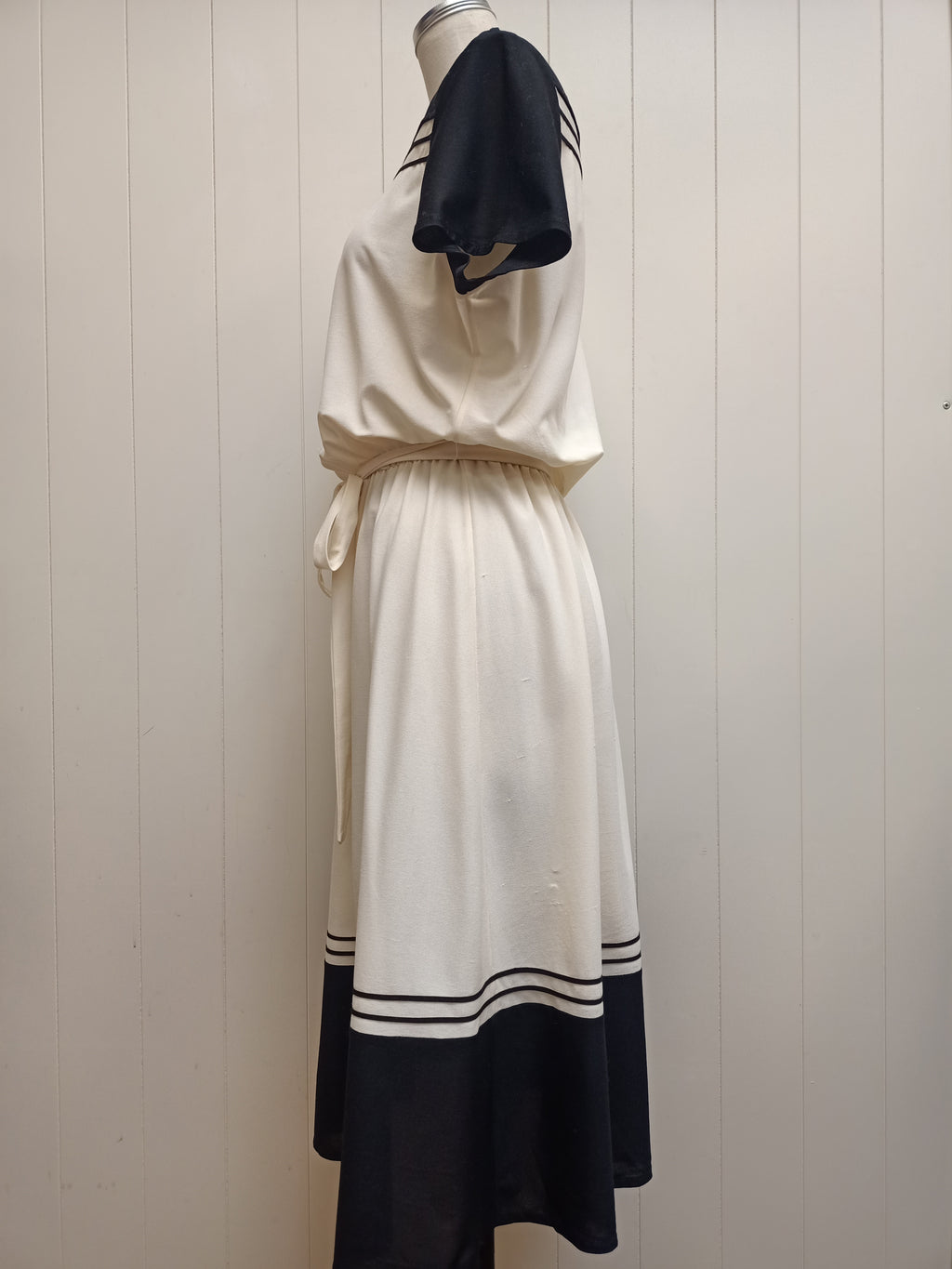 Vintage Estelle Rose Colour Block Dress