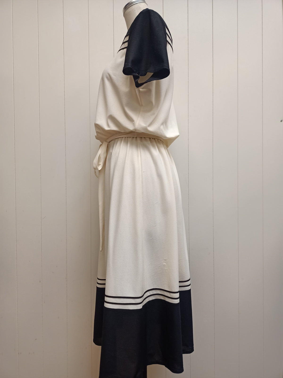 Vintage Estelle Rose Colour Block Dress