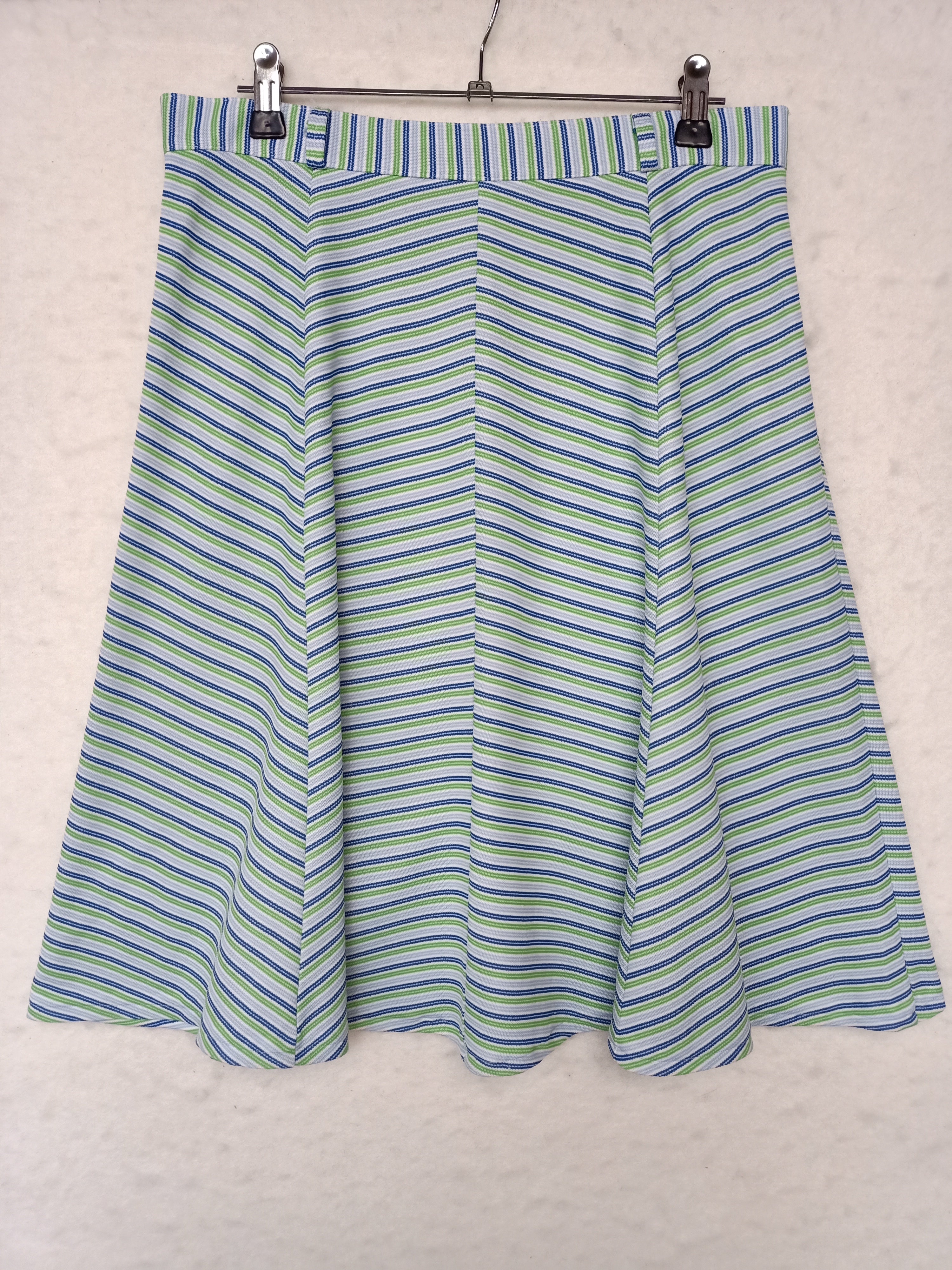 Vintage Panel Striped  Skirt