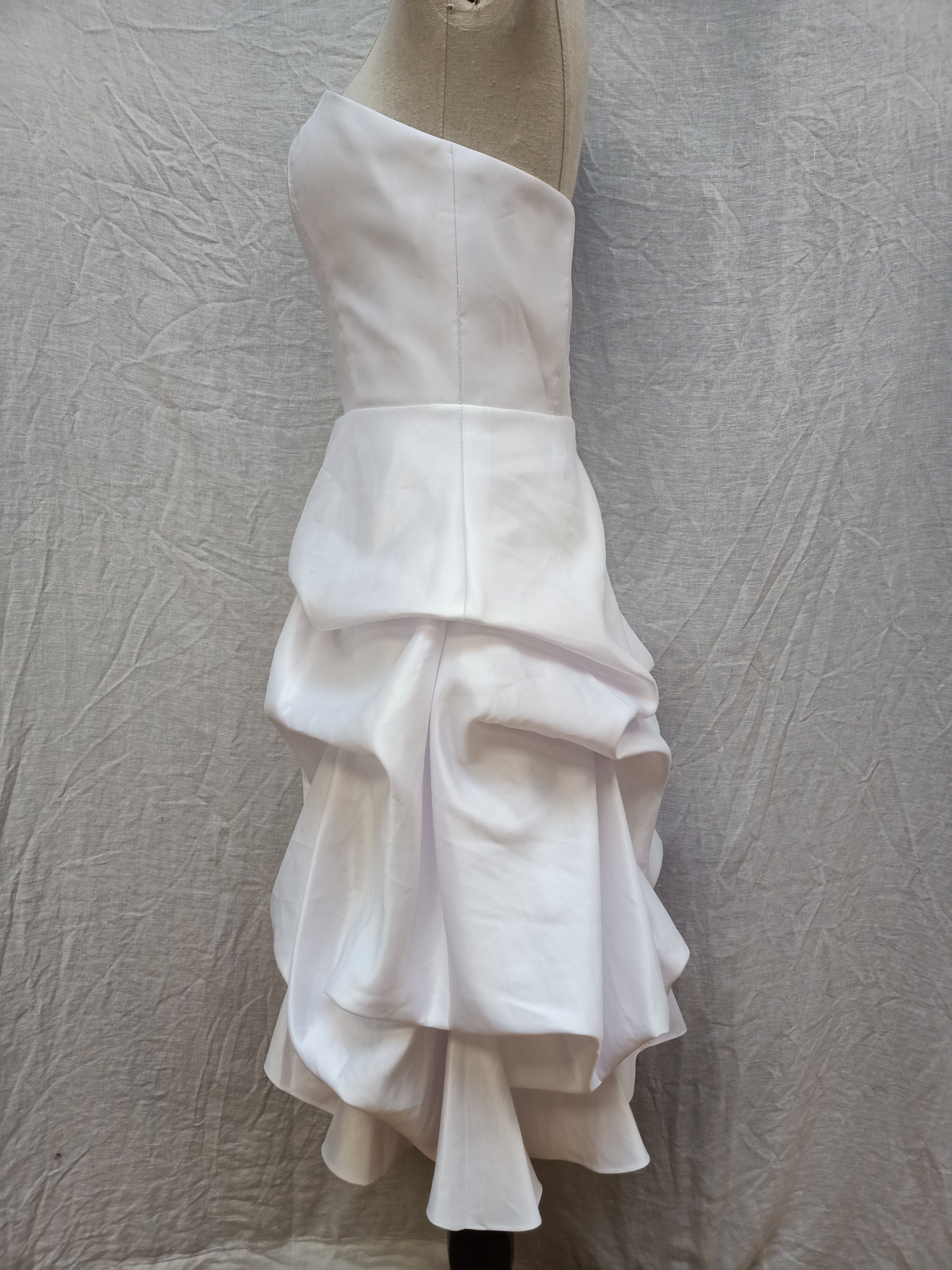 Cinderella Satin Ruched Dress