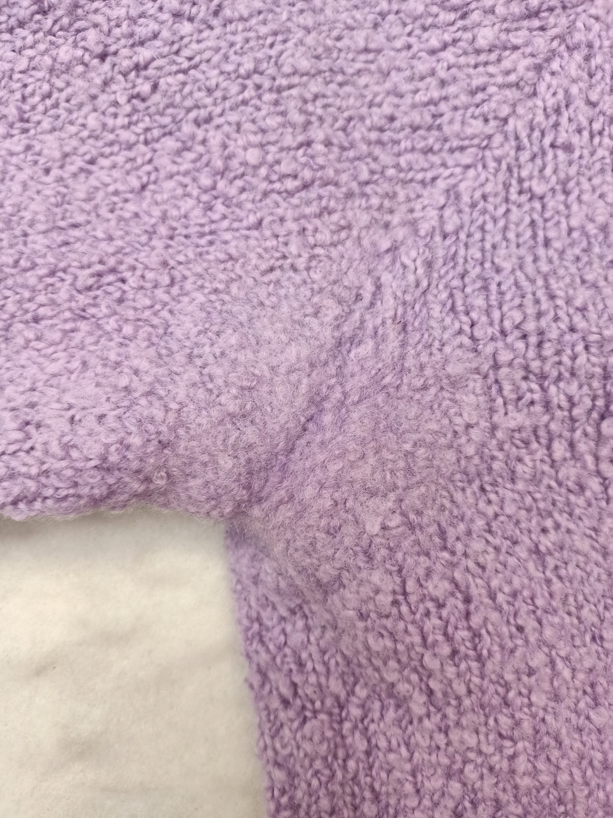 Vintage Purple Boucle Sweater