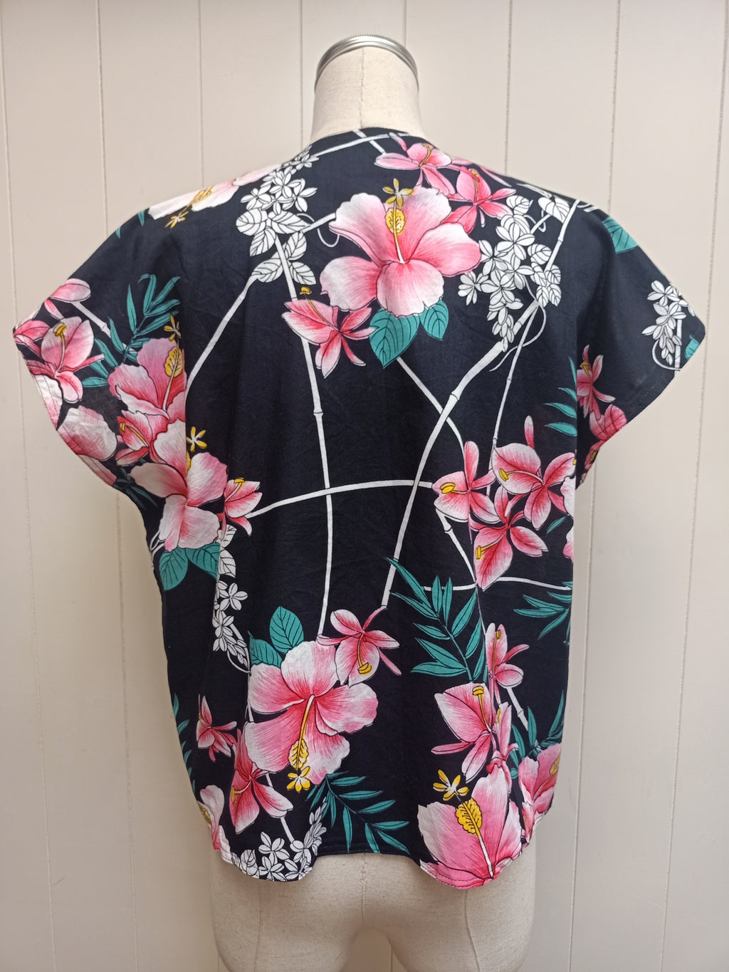 Vintage Hibiscus Overshirt
