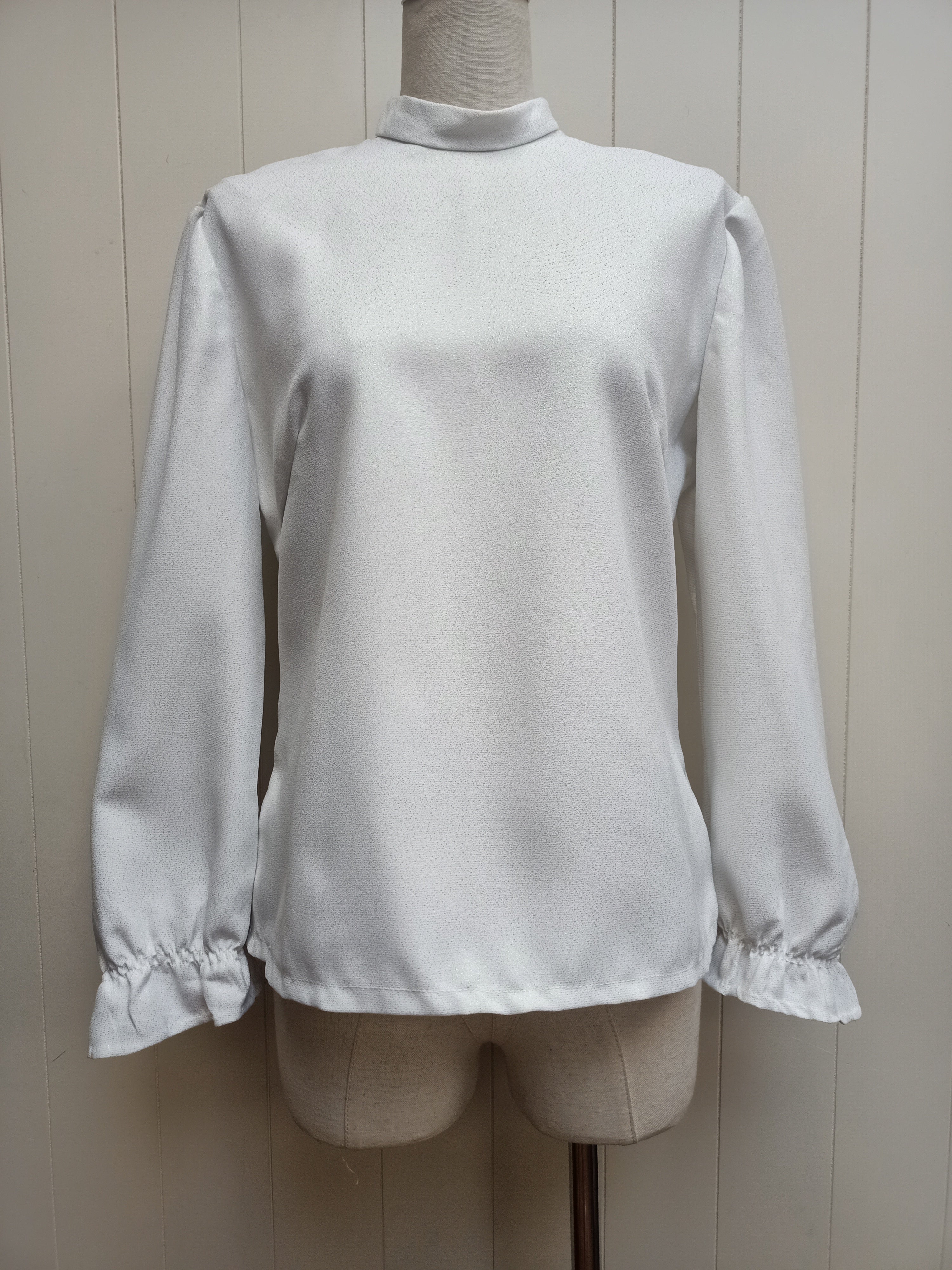 Vintage White and Silver Shirt