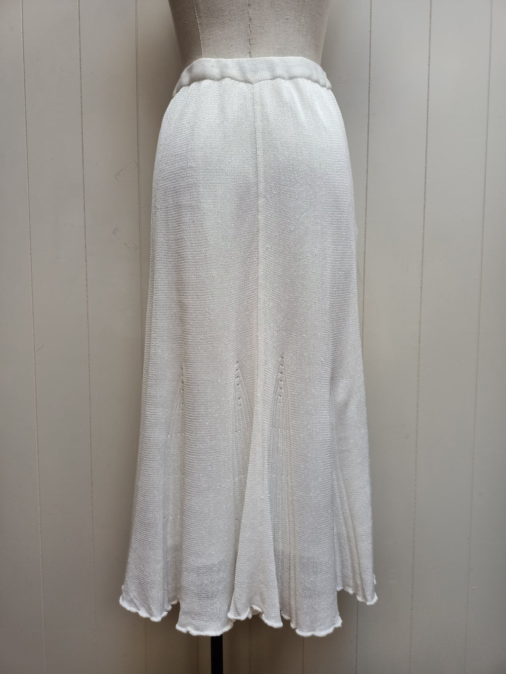 Vintage Knit Godet Skirt