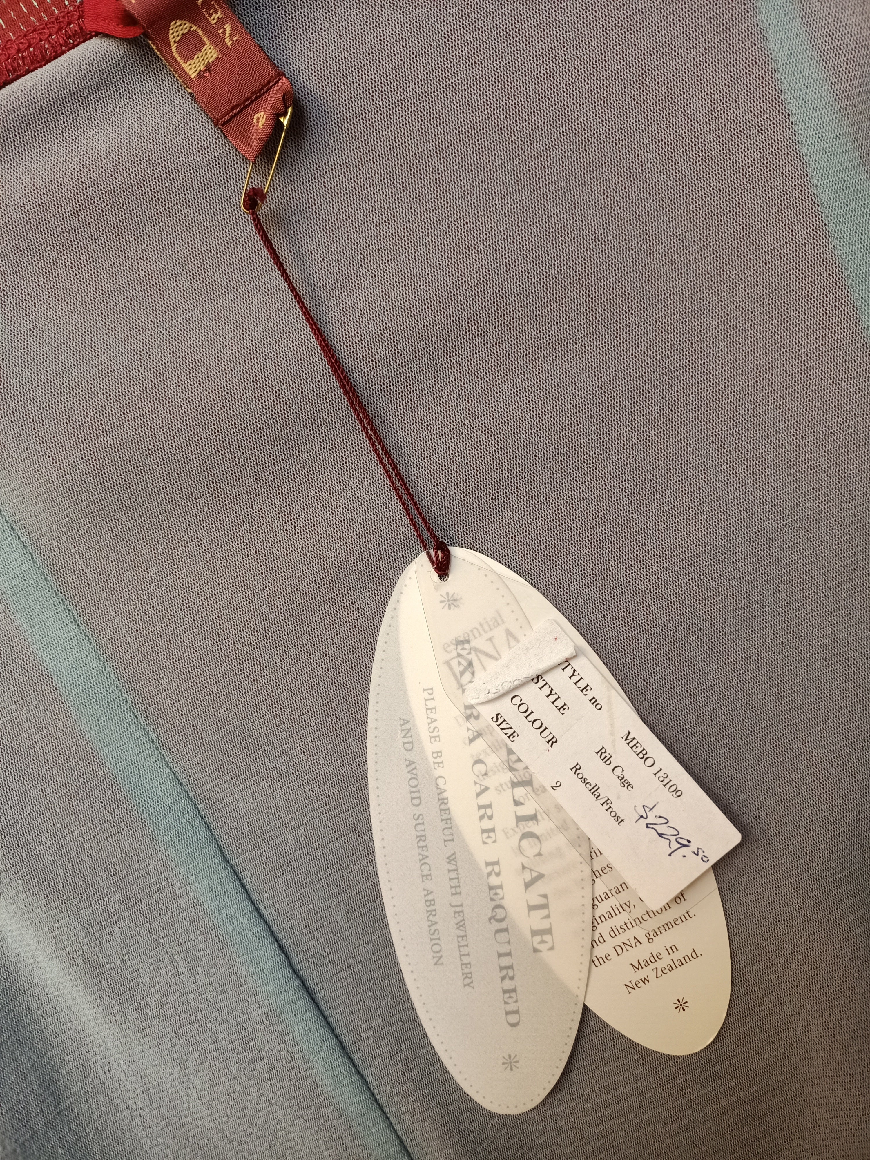 Corset Print Knit Shirt