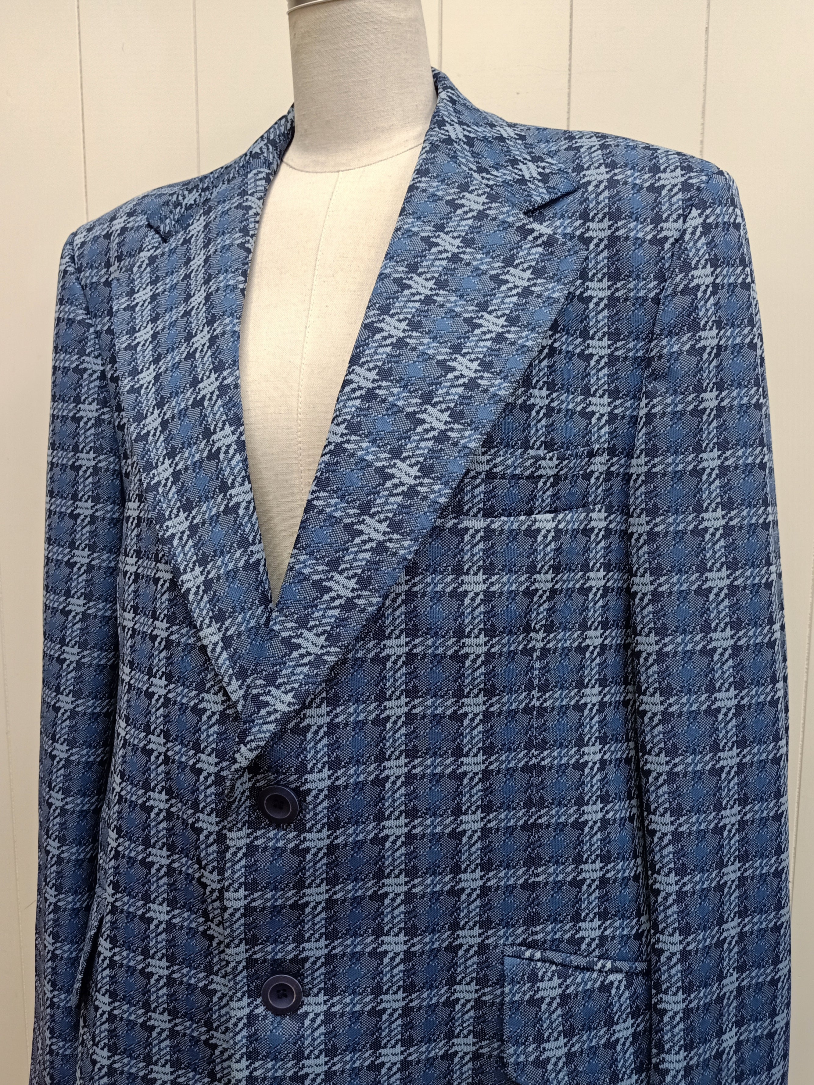 Vintage Mens McGregor Checkered Blazer