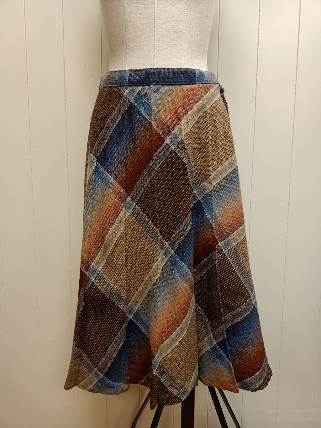 Vintage Plaid Skirt