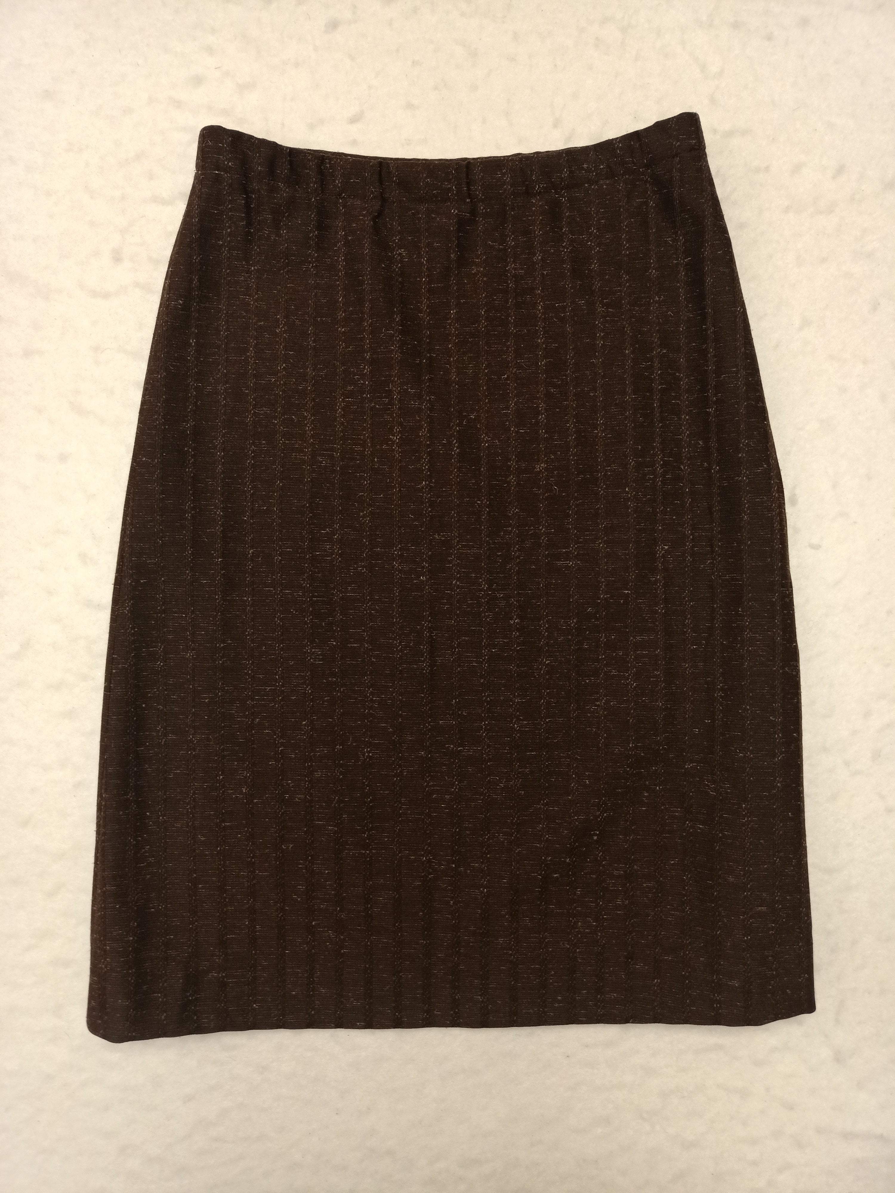 Vintage Brown Striped Skirt