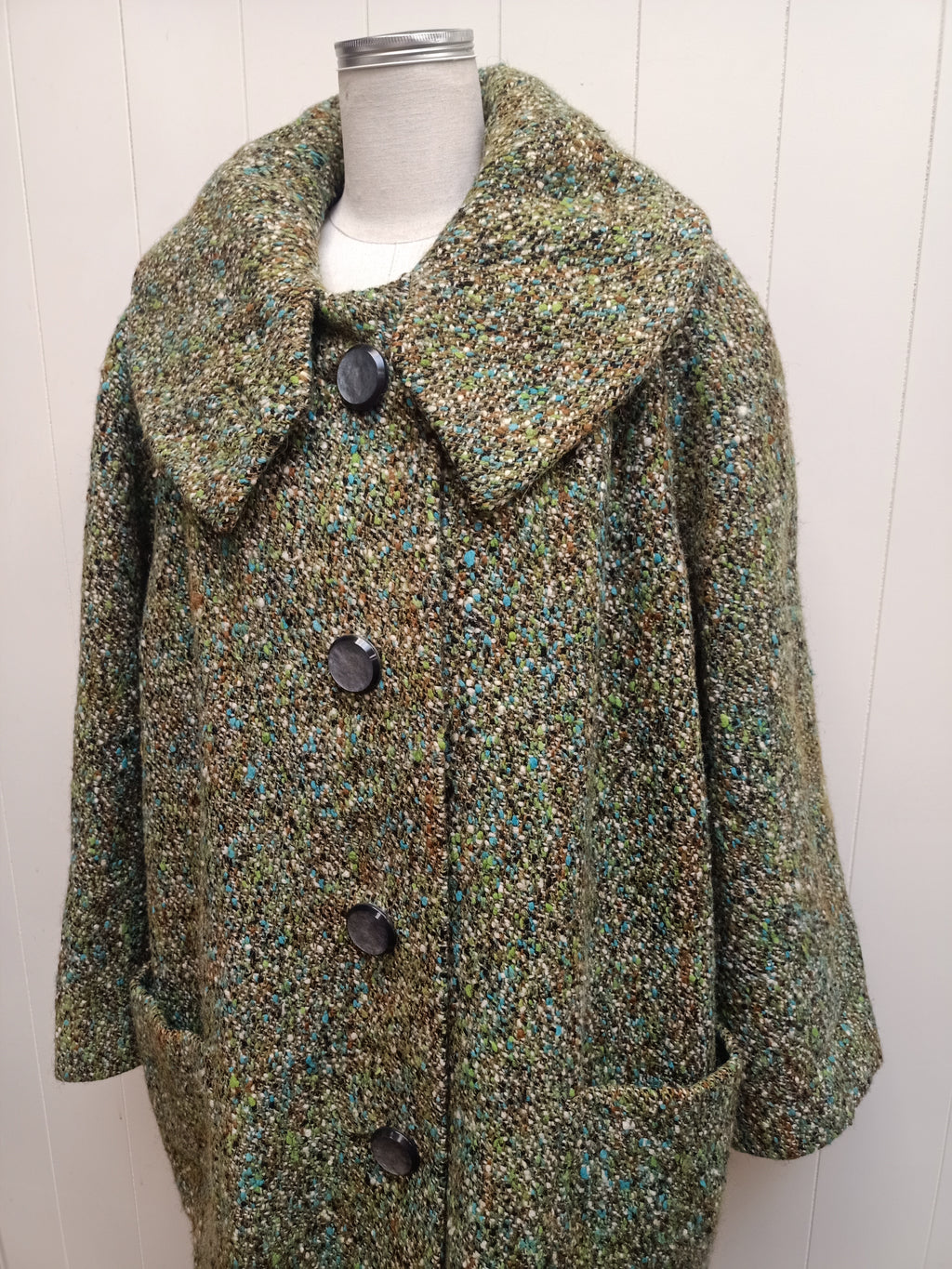 Vintage Balmoral Clothes Coat & Skirt Tweed Co-Ord Set