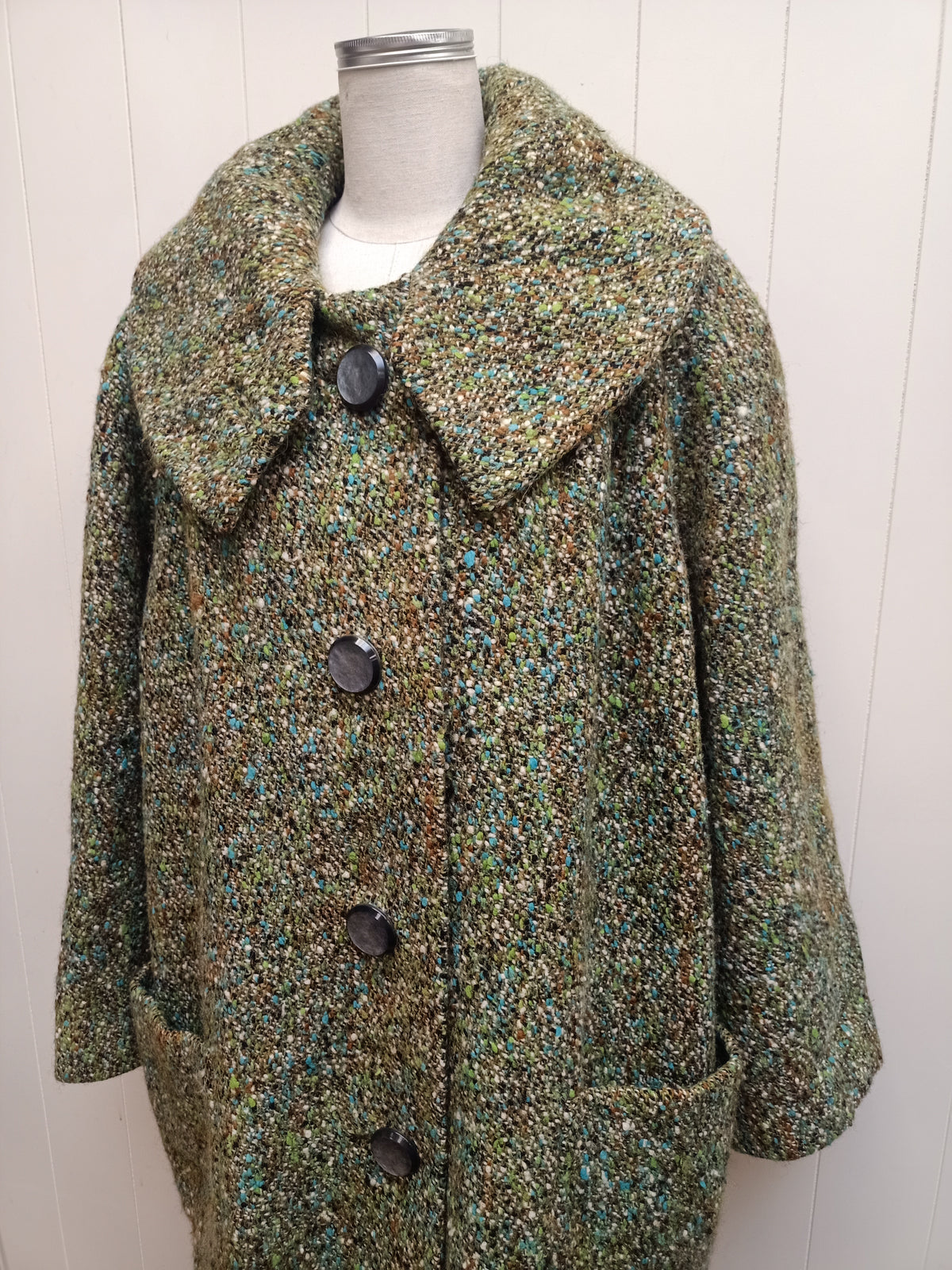 Vintage Balmoral Clothes Coat & Skirt Tweed Co-Ord Set