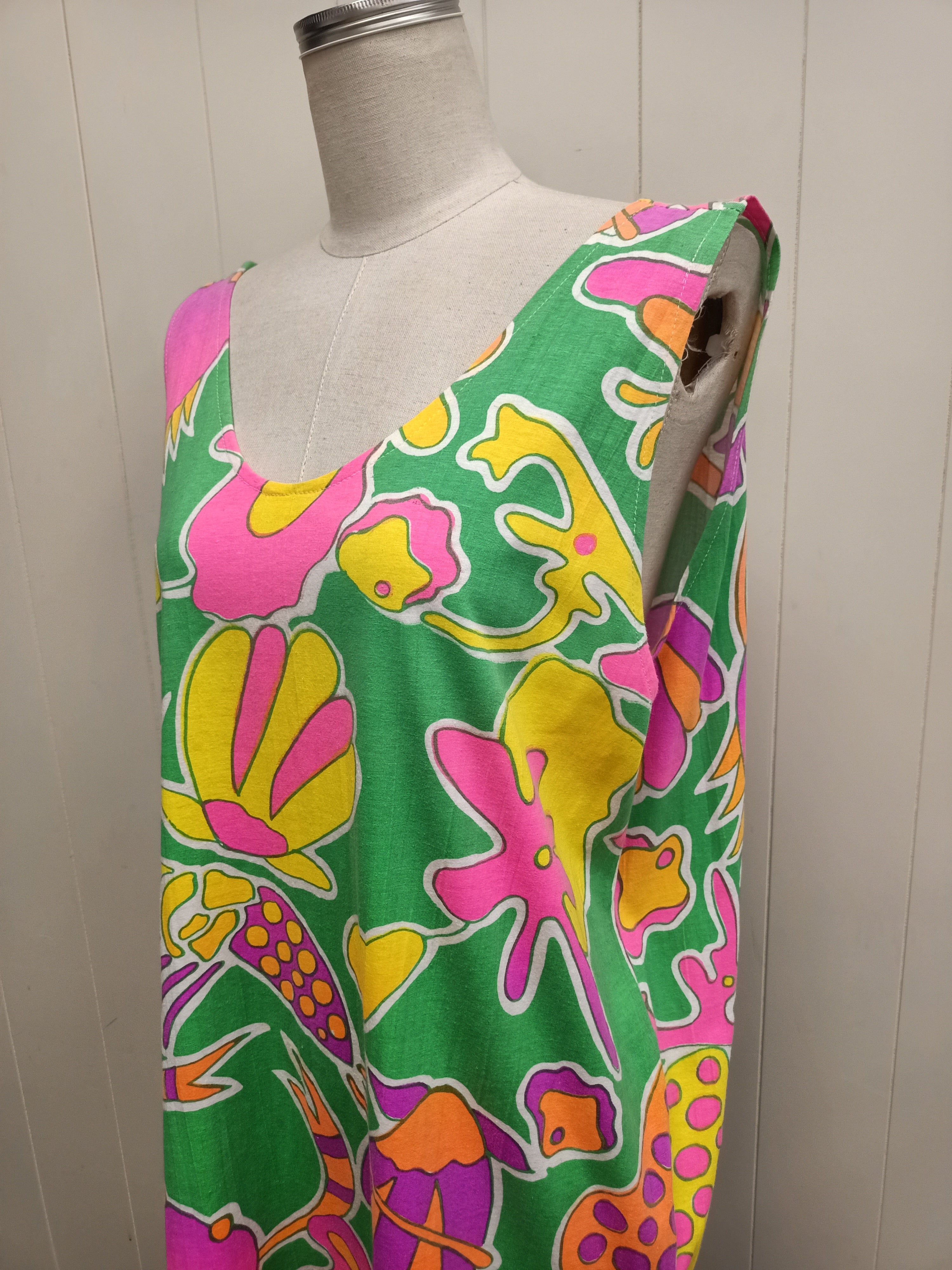 Vintage Fluro Sea Dress