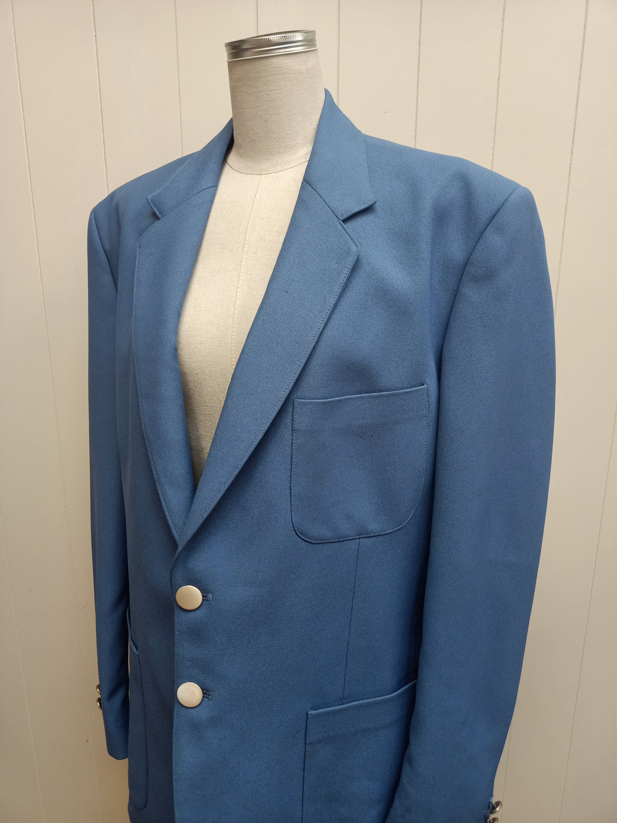 Vintage Mens Benson Blenkarn Blue Blazer