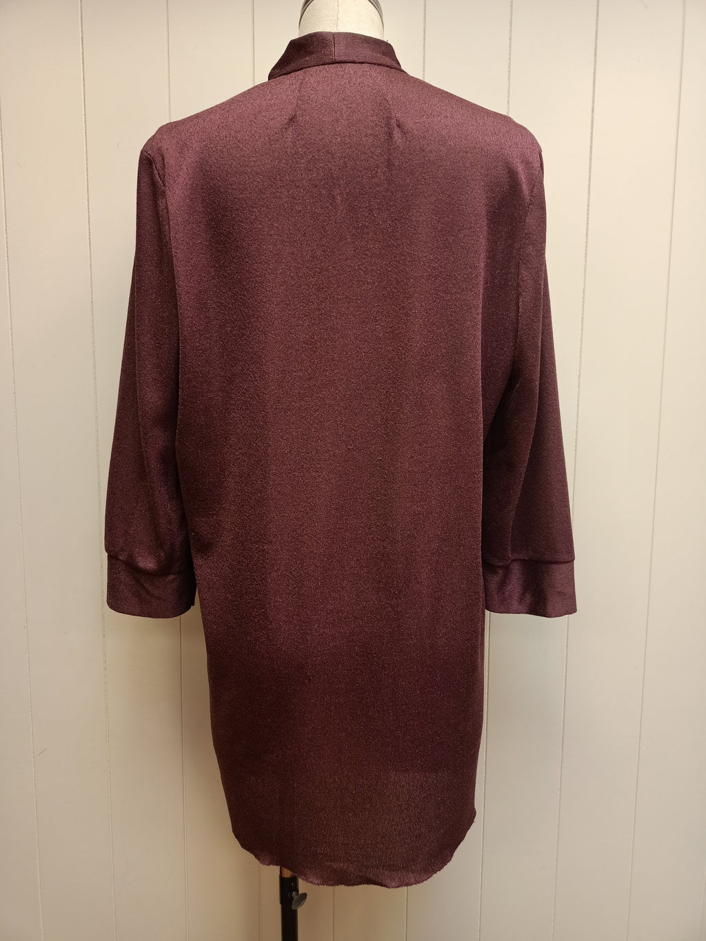 Vintage Mauve Pussycat Bow Shirt