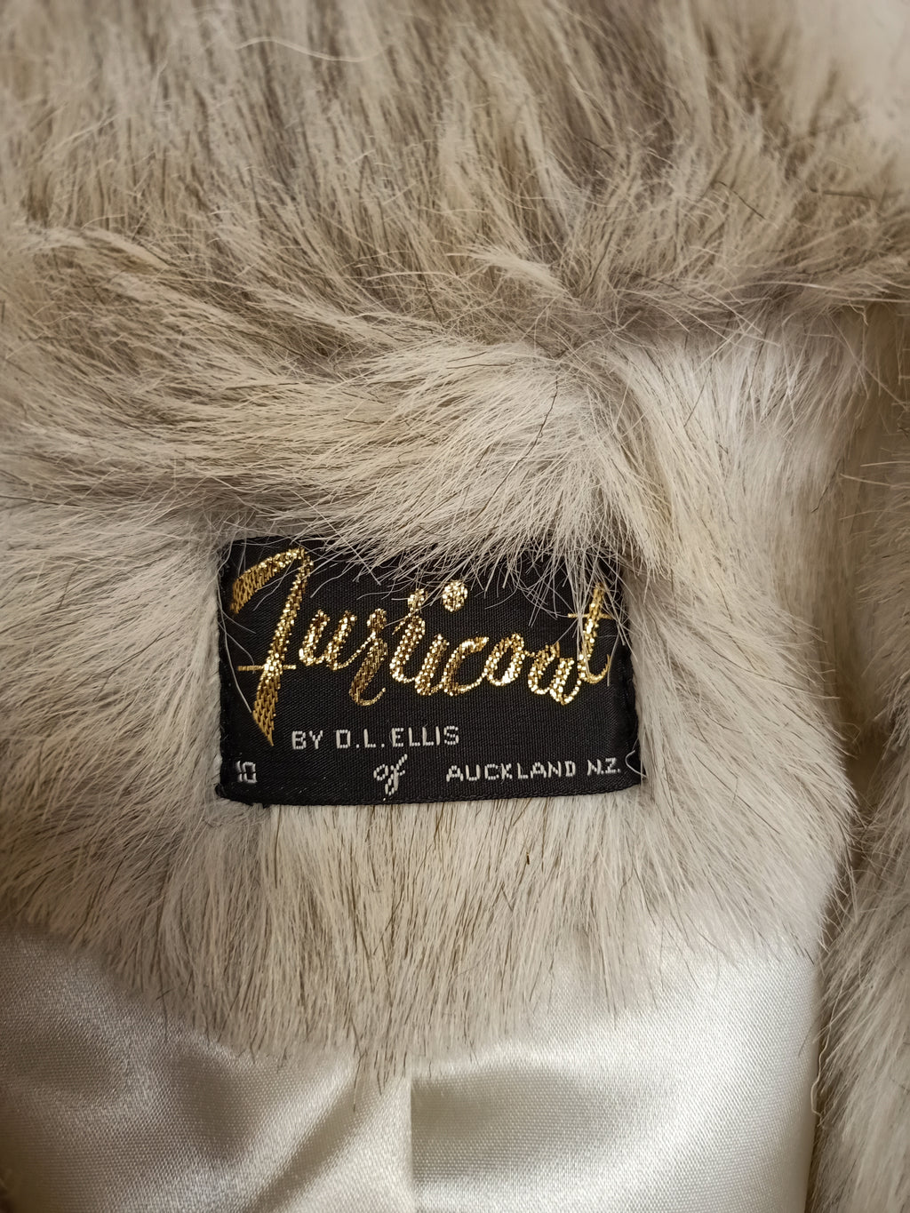 Vintage Furricoat White Fur Jacket
