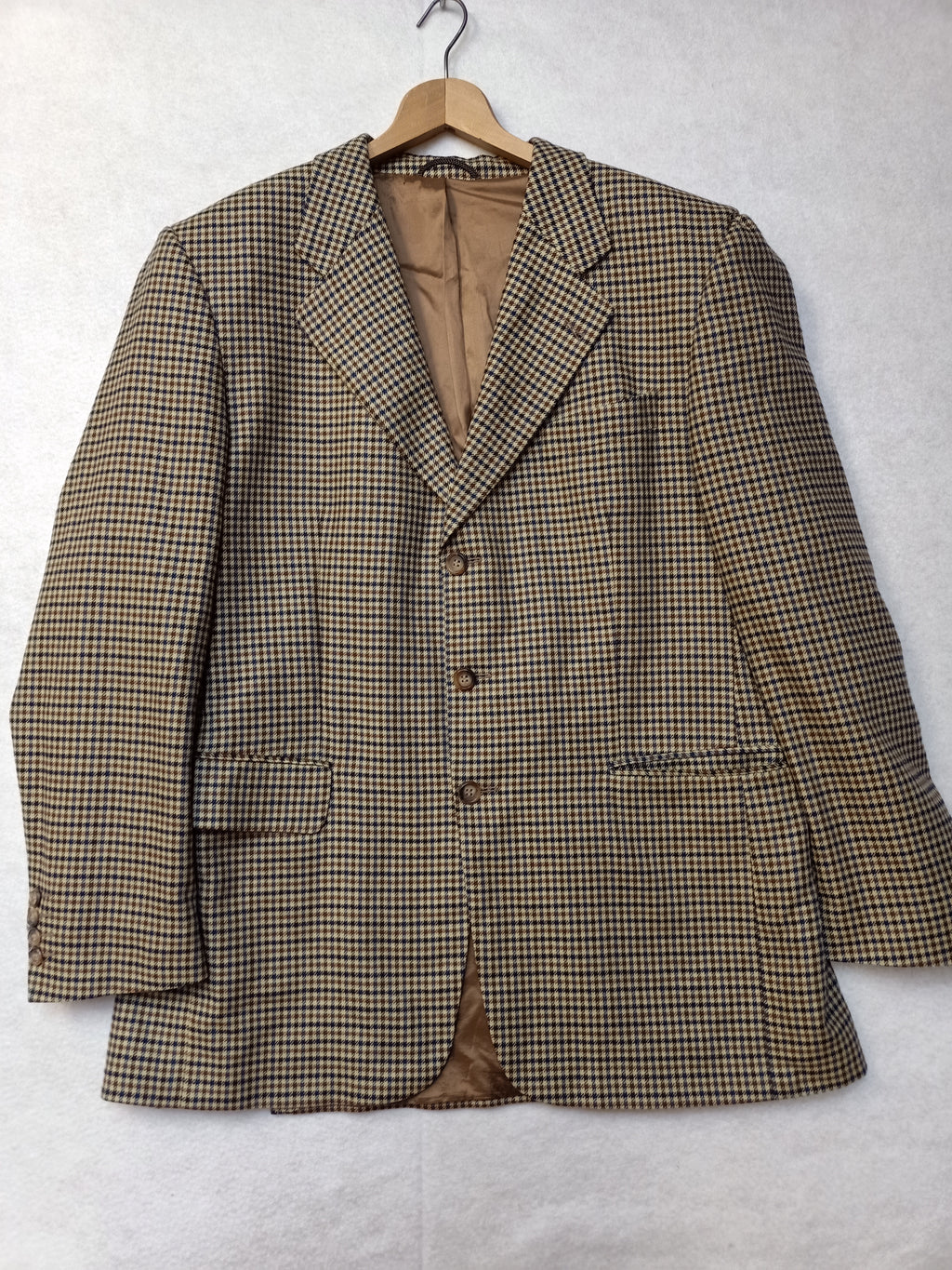 Checkered Cashmere Blazer