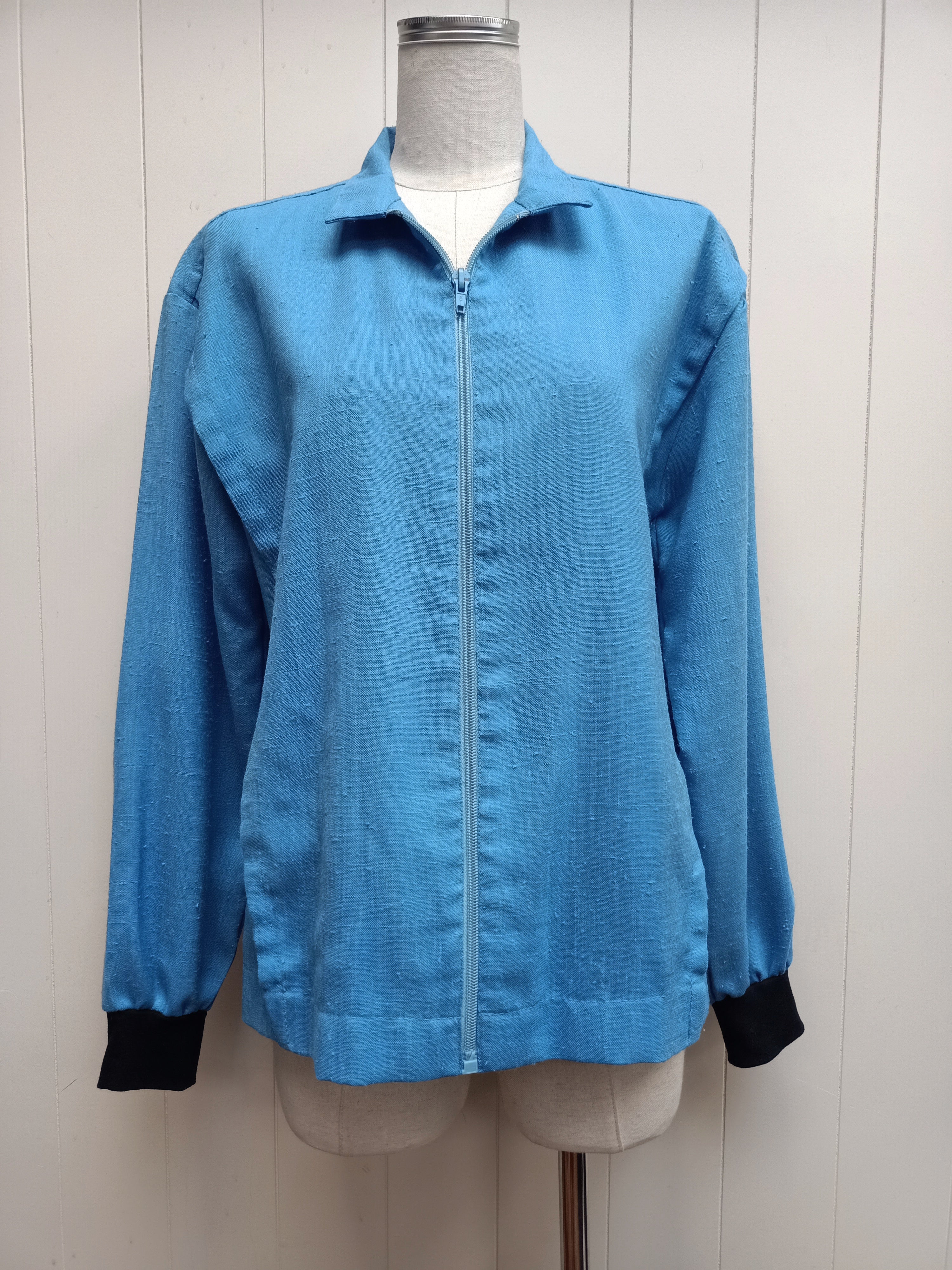 Vintage Playboy Slub Cotton Bomber Jacket