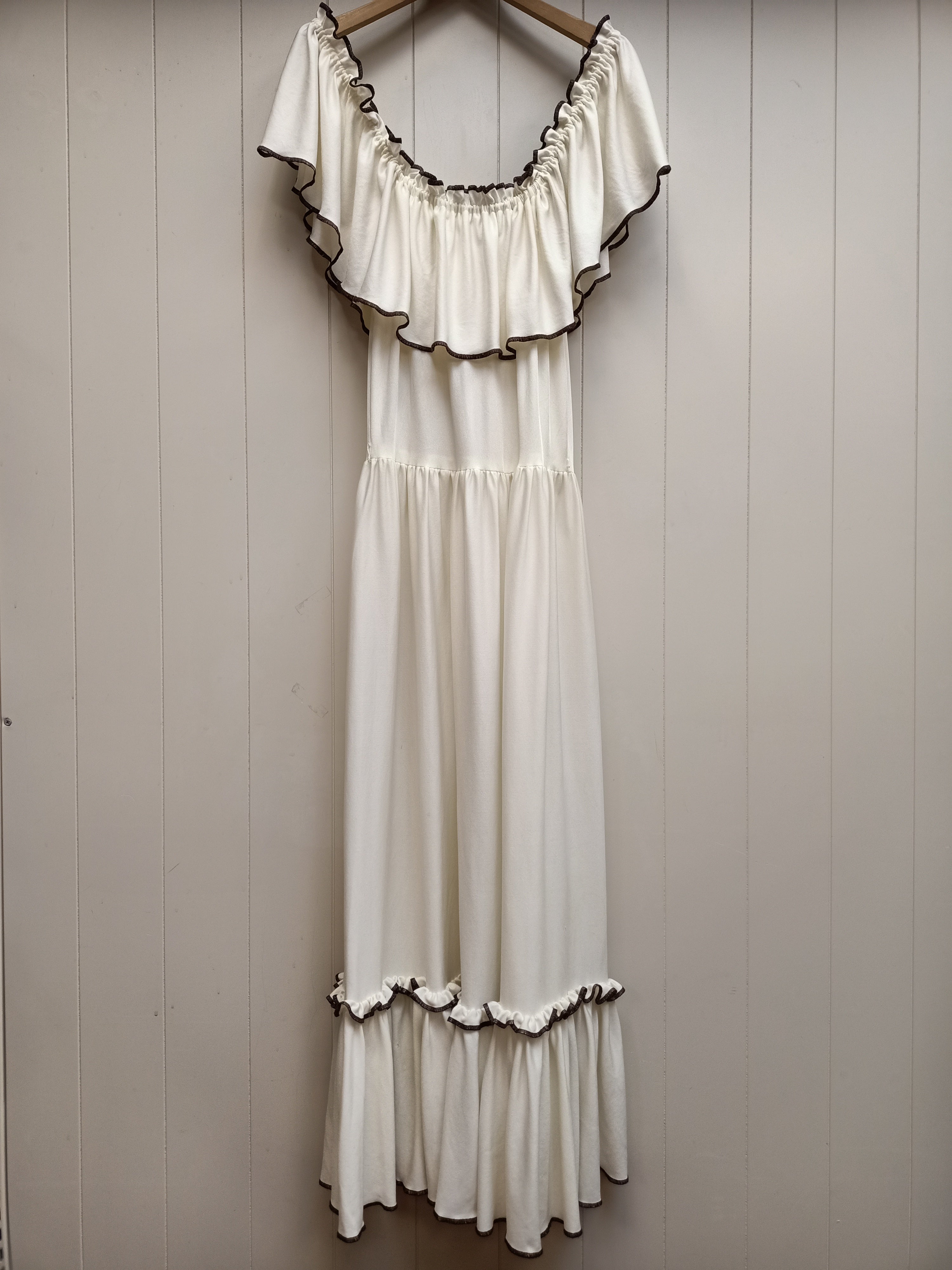 Vintage Derek Clothes Off Shoulder Dress