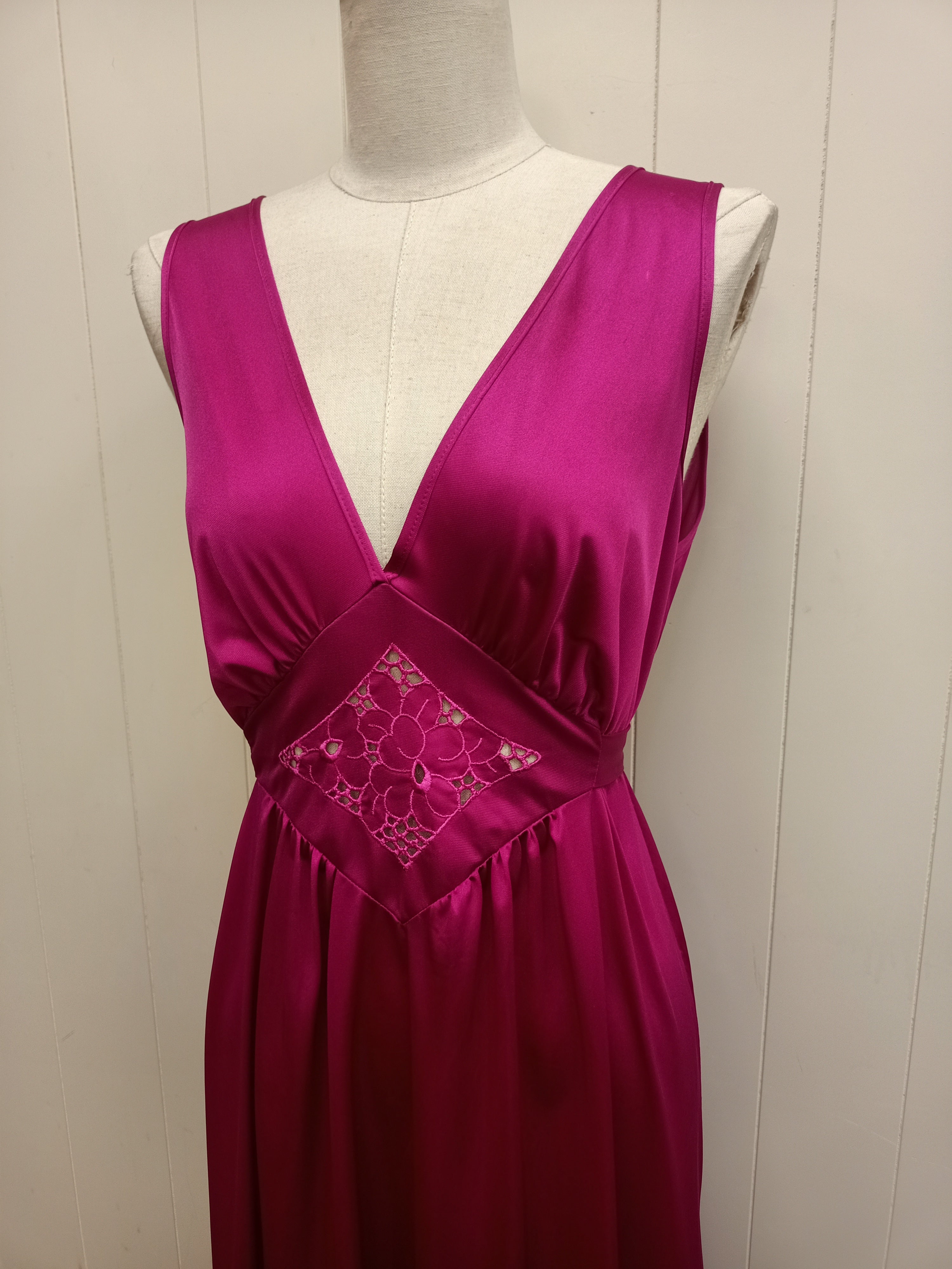 Vintage Intrigue Fuchsia Nightie