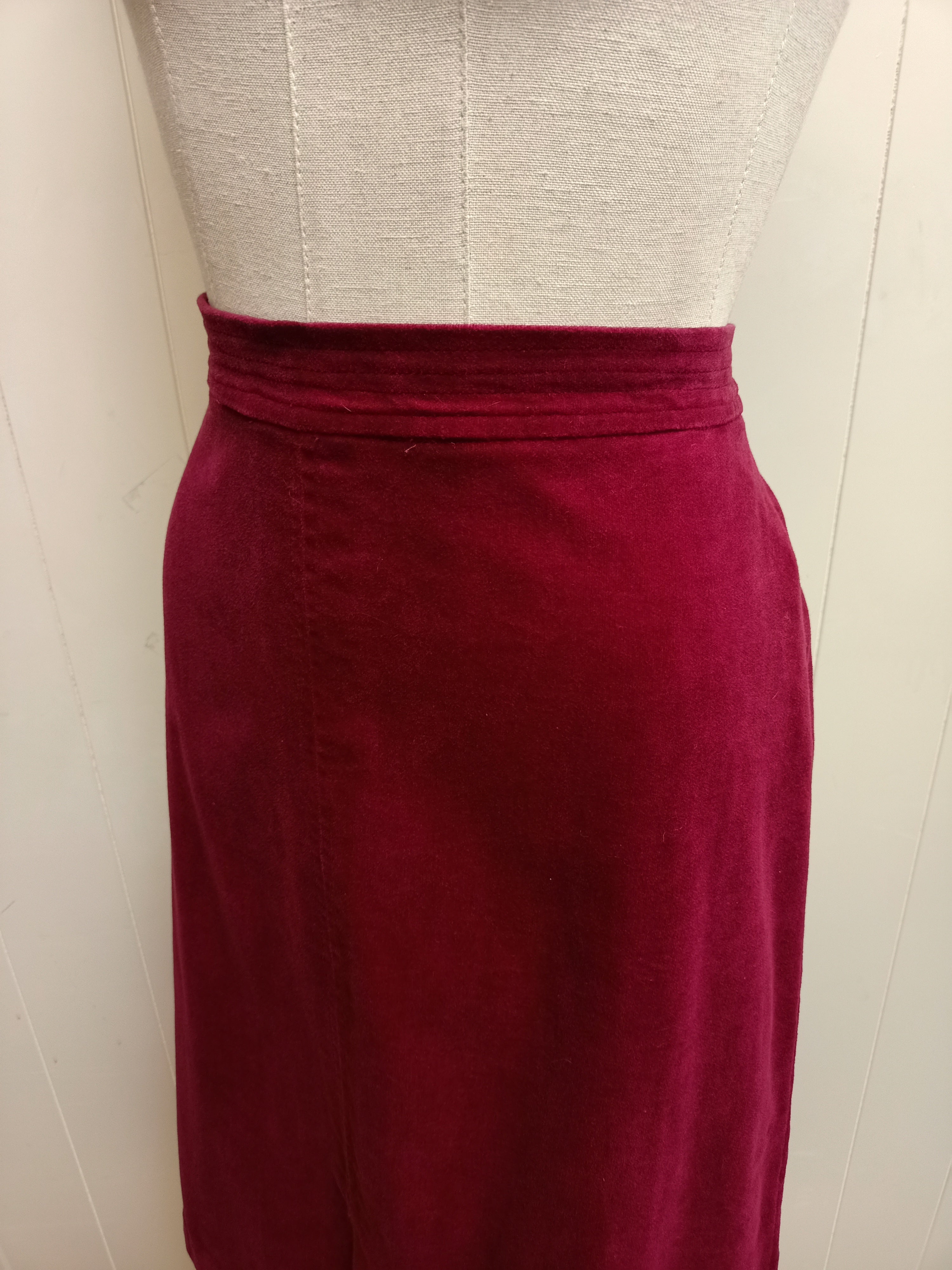 Vintage Formula Velvet Skirt