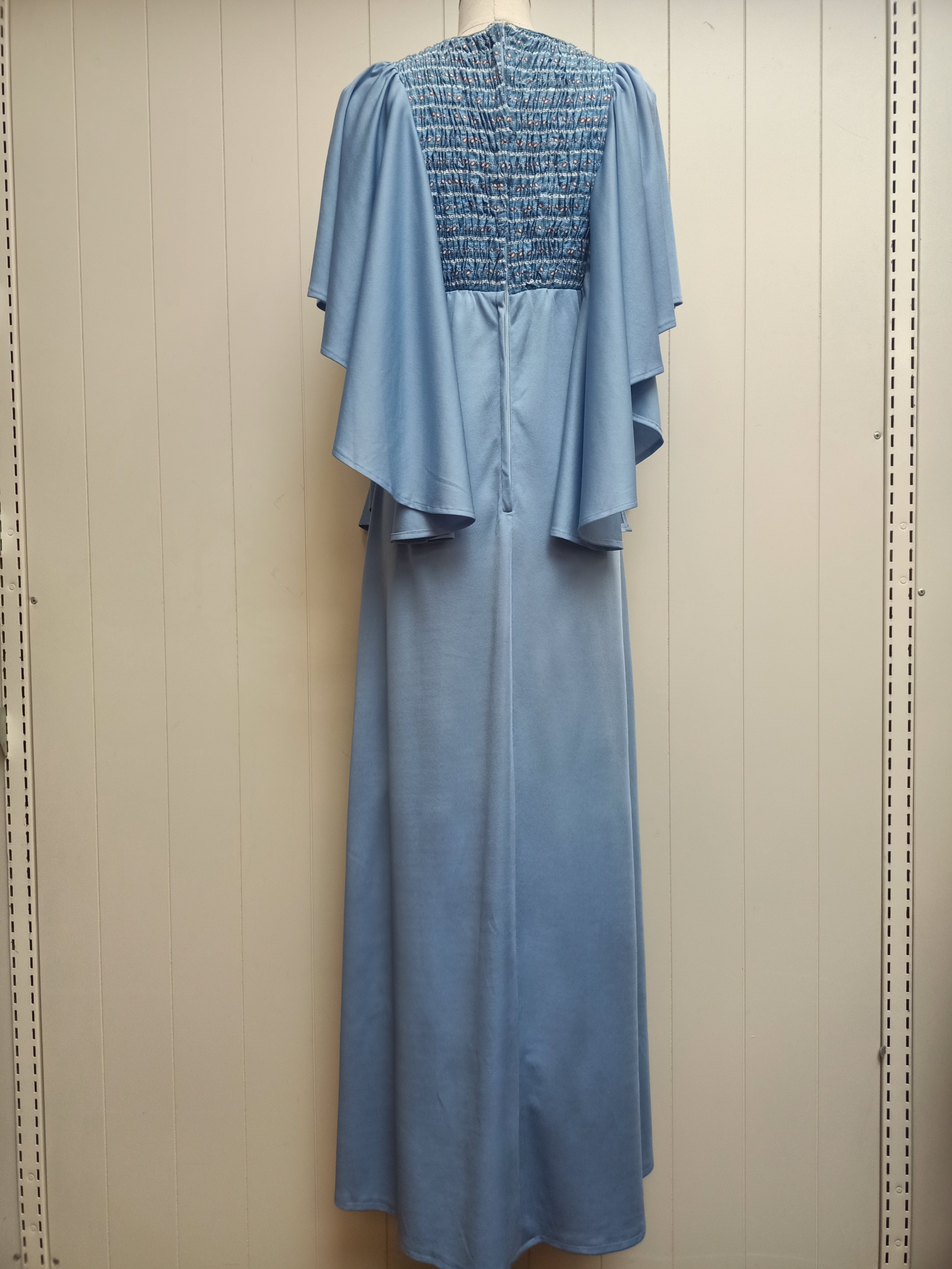 Vintage Flutter Sleeves Dress