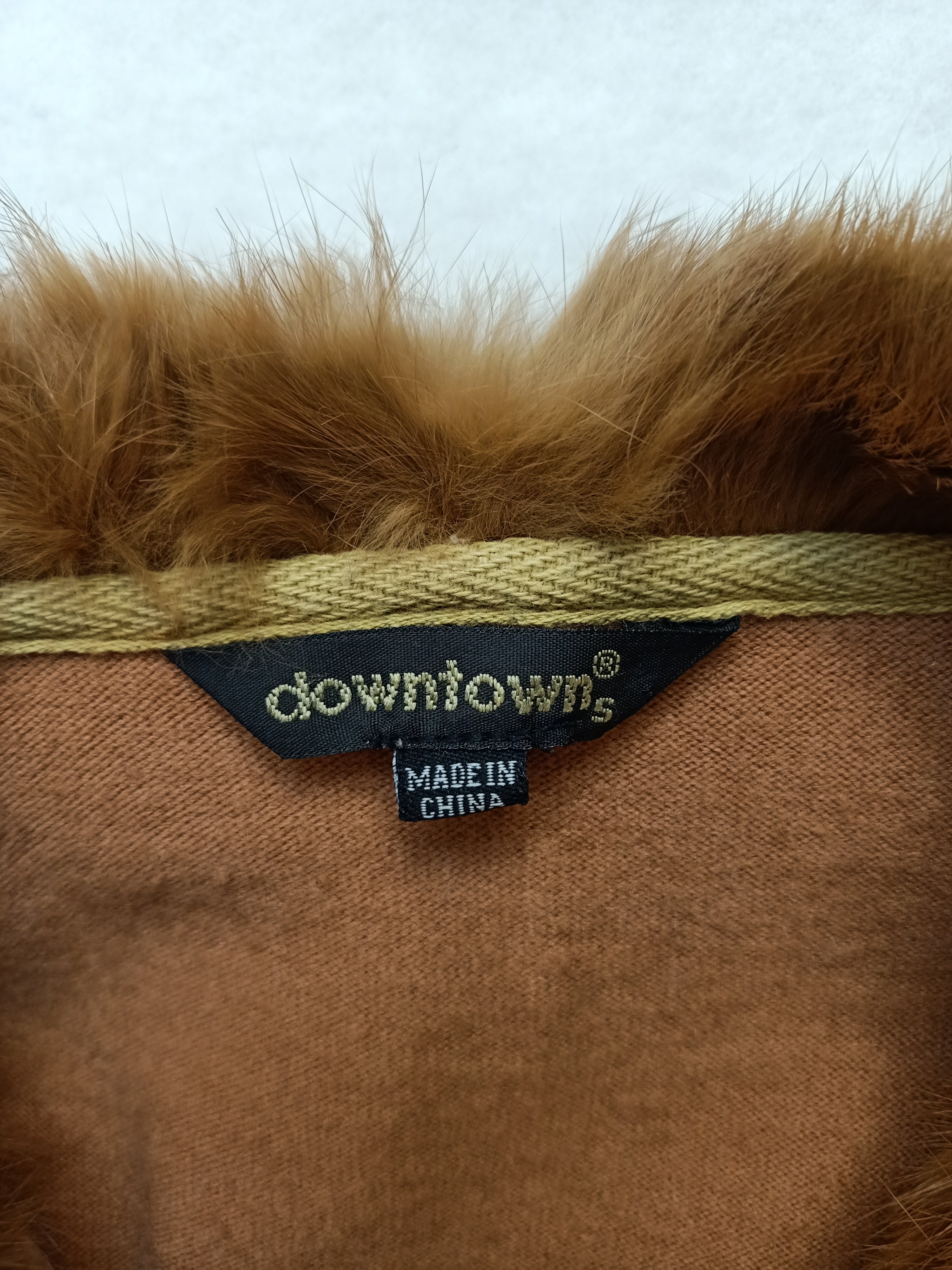 Vintage Downtown Fur Cardigan