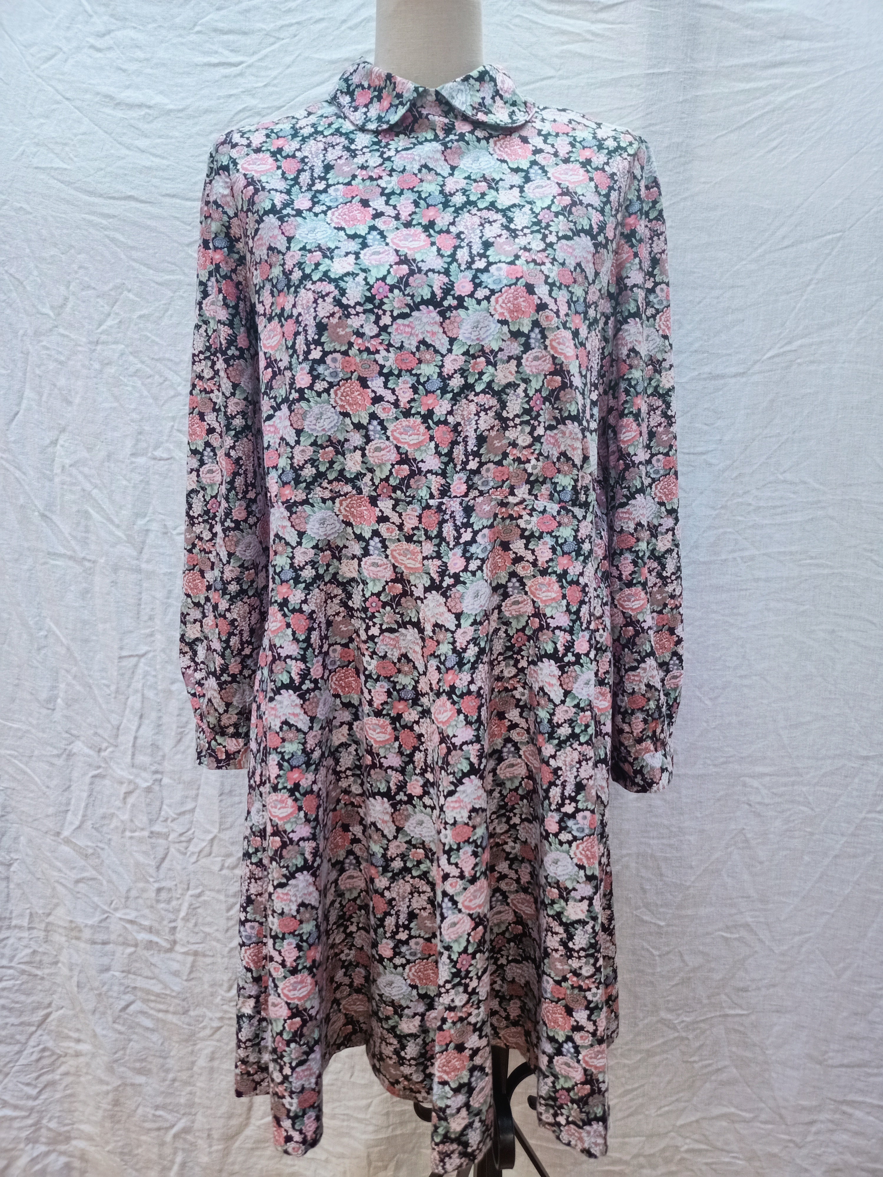 Vintage Floral Mini Dress