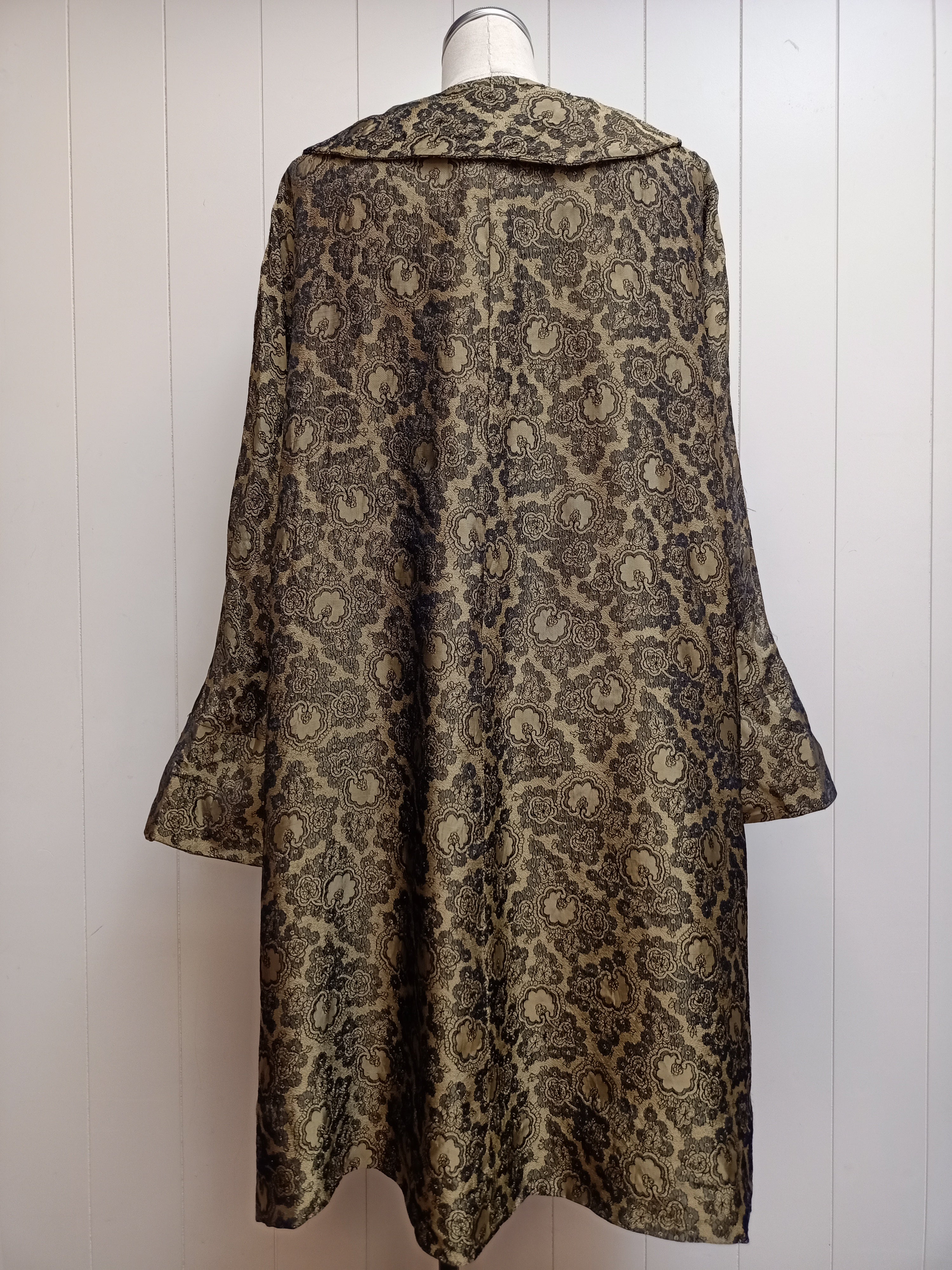 Vintage Gold Brocade Coat