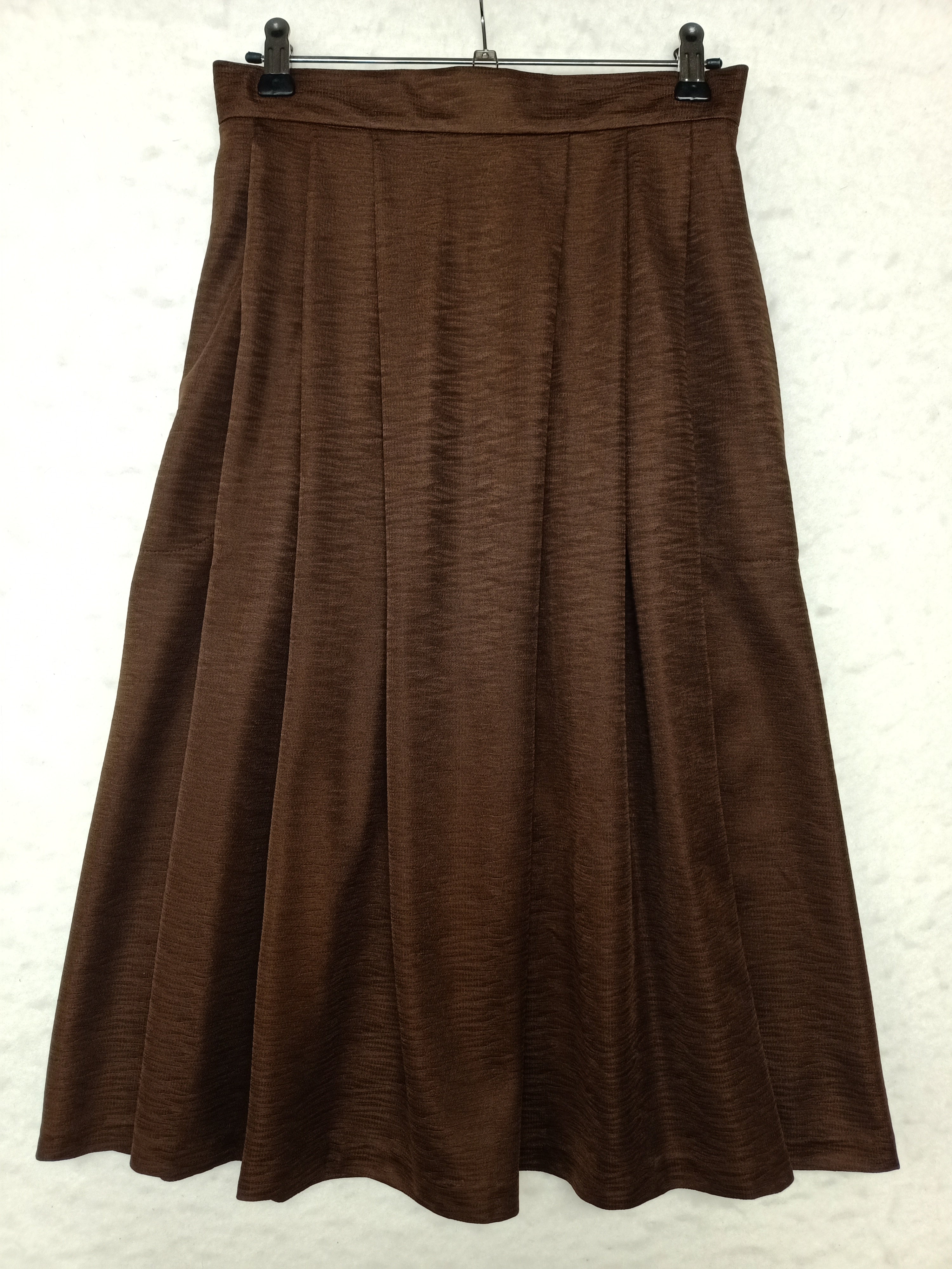 Vintage Southwell Brown Pleat Skirt
