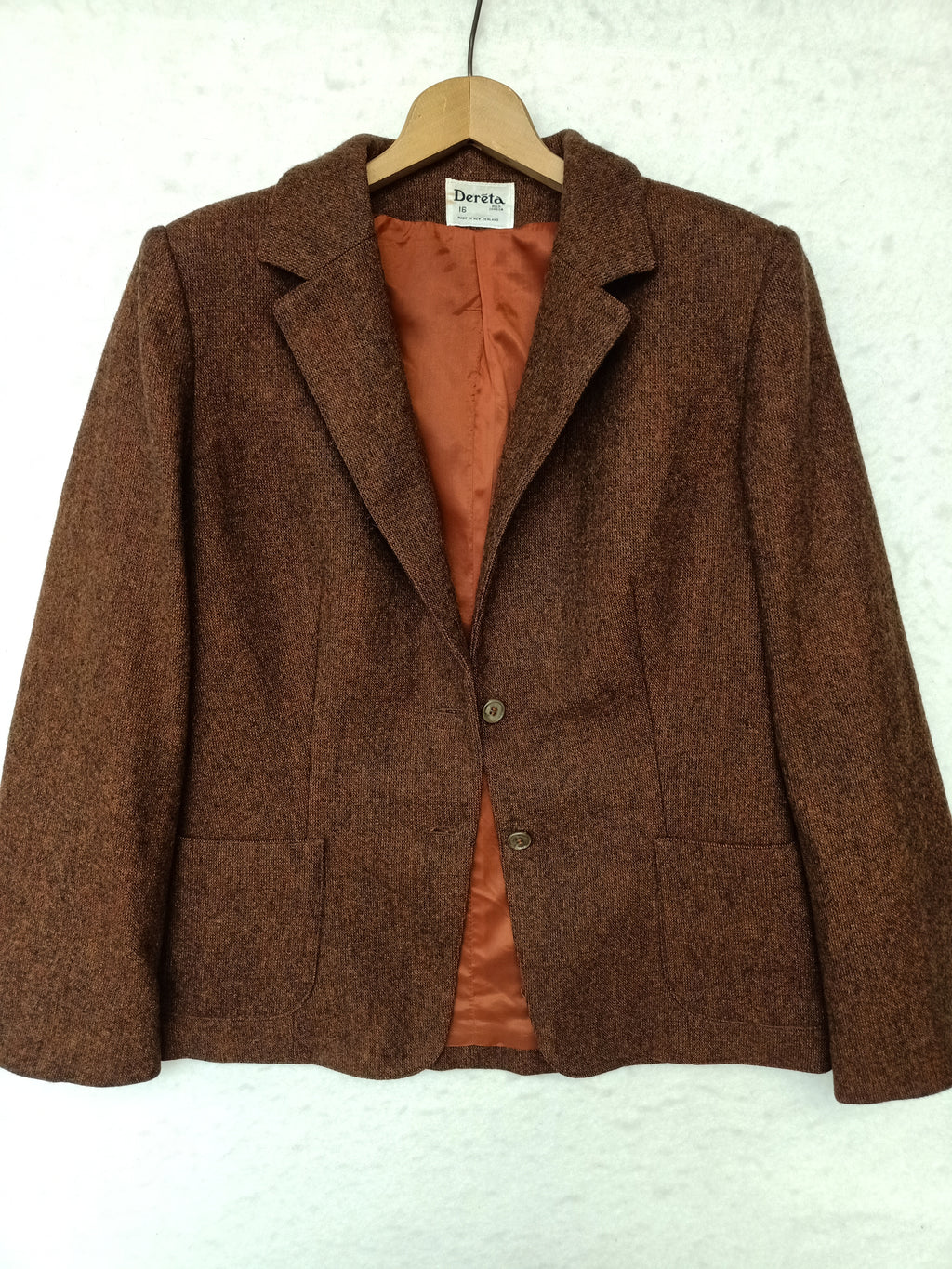 Vintage Dereta Brown Blazer