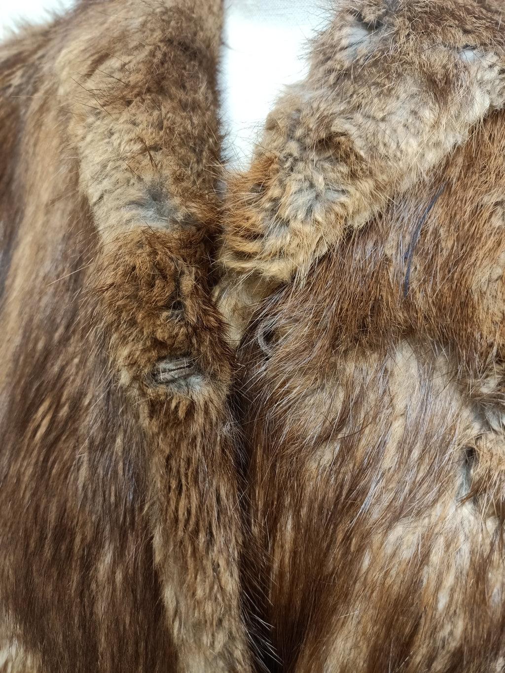 Vintage Brown Fur Jacket