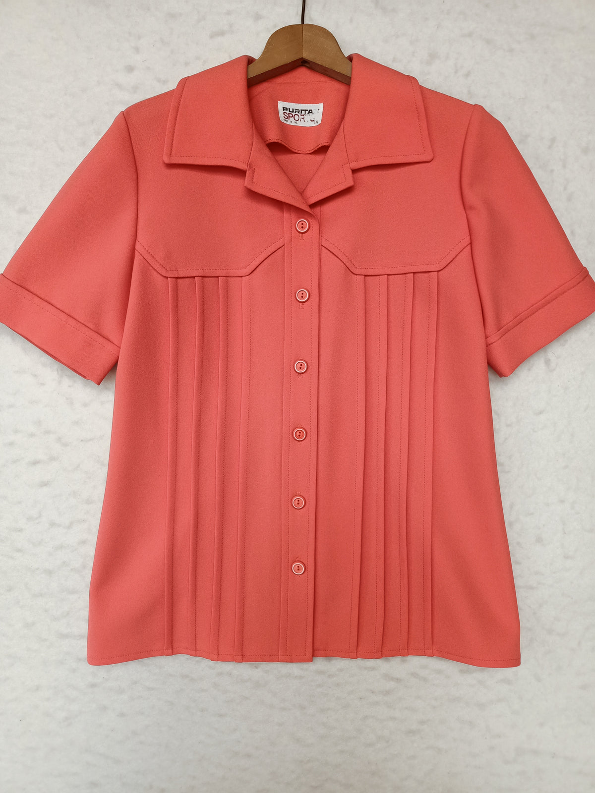 Vintage Puritan Sport Coral Shirt