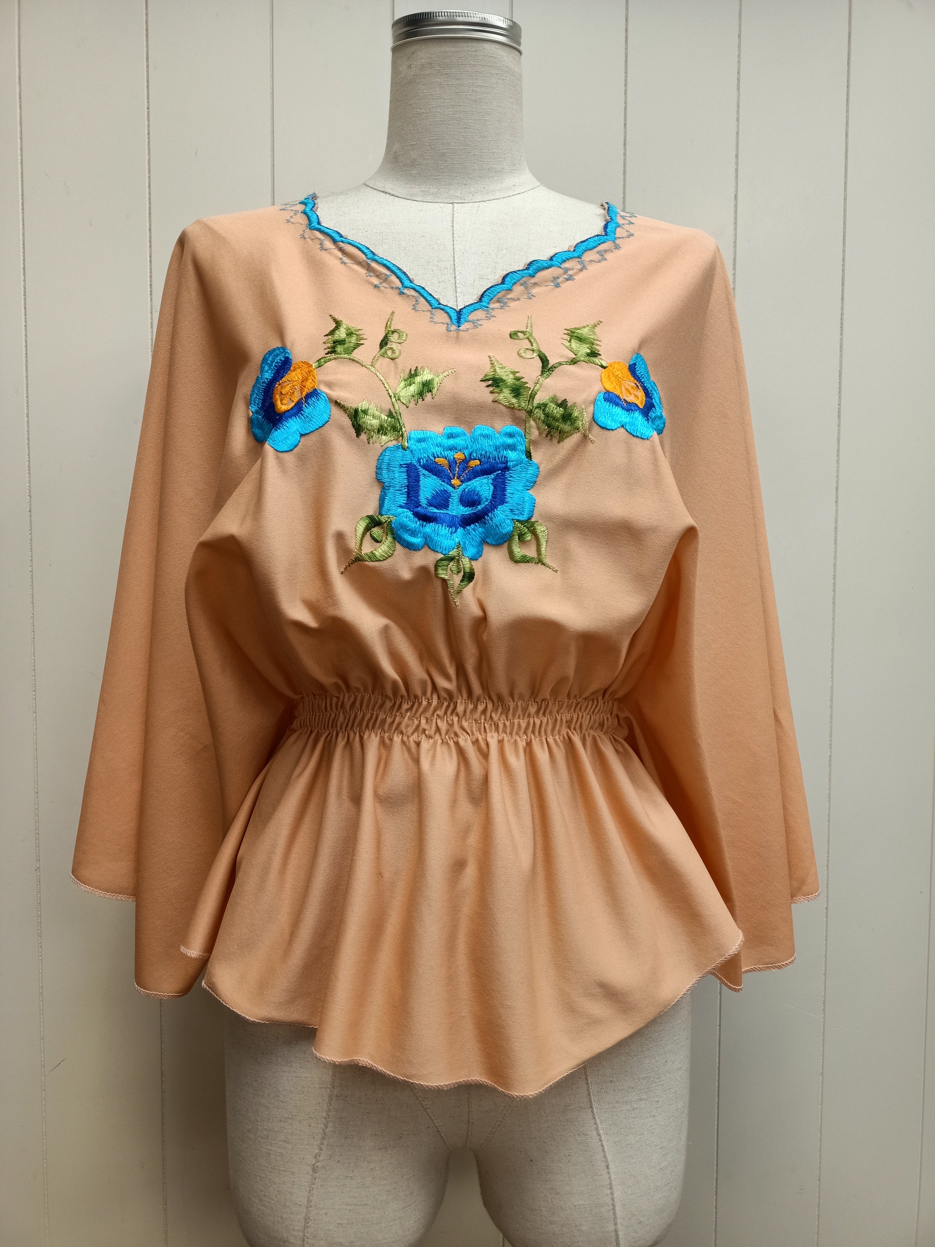 Vintage Embroidered Caftan Shirt