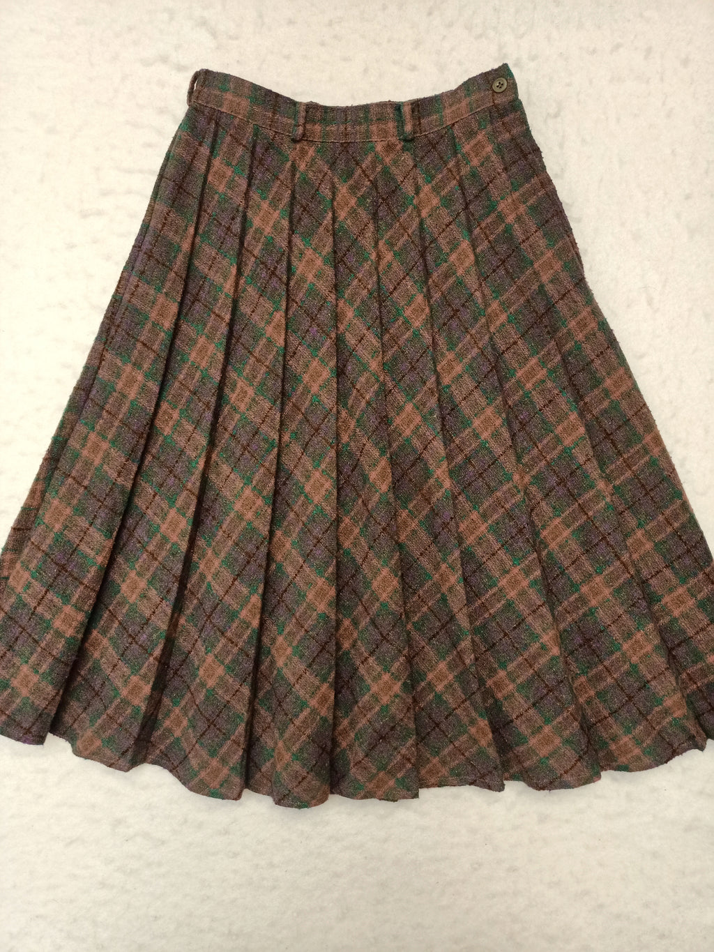 Vintage Trudy Plaid Skirt