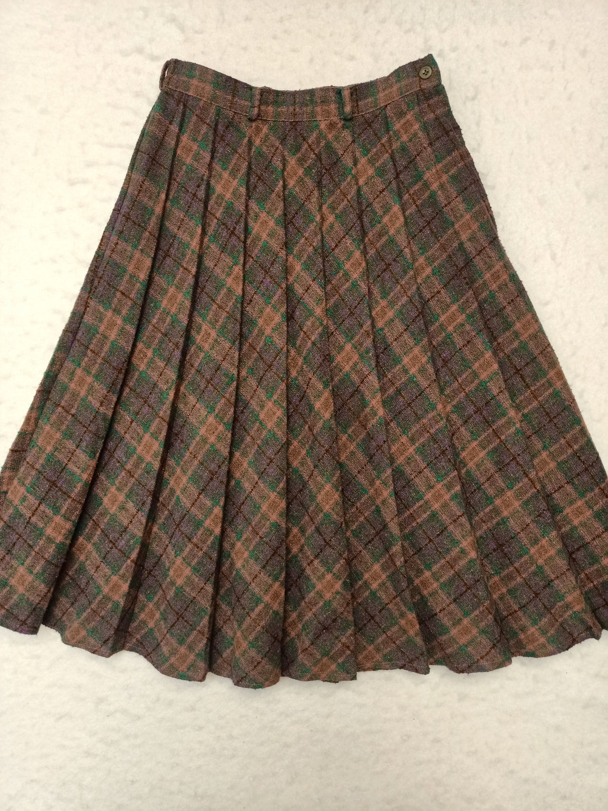 Vintage Trudy Plaid Skirt