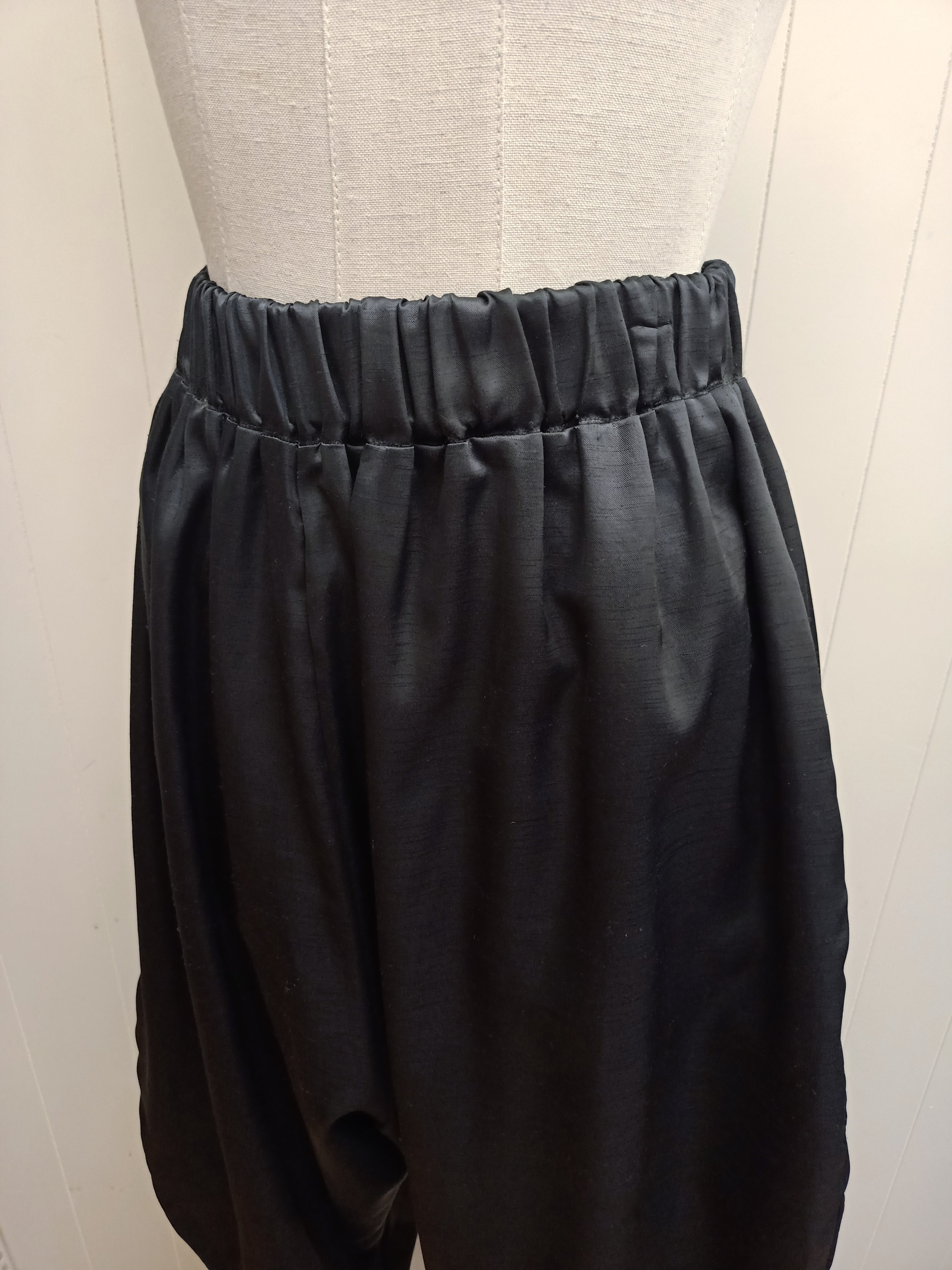 Vintage Slub Satin Hammer Pants