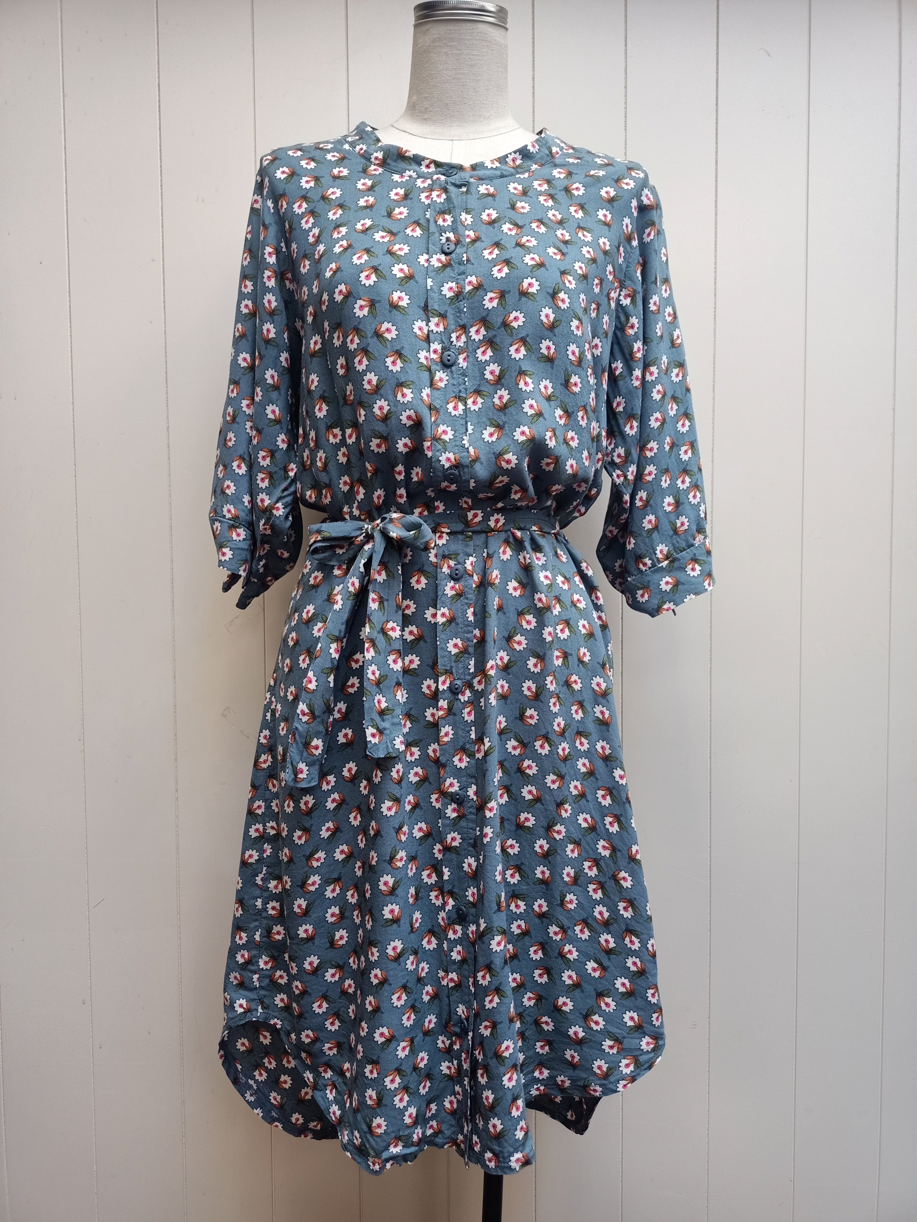 Kilt Rayon Floral Dress