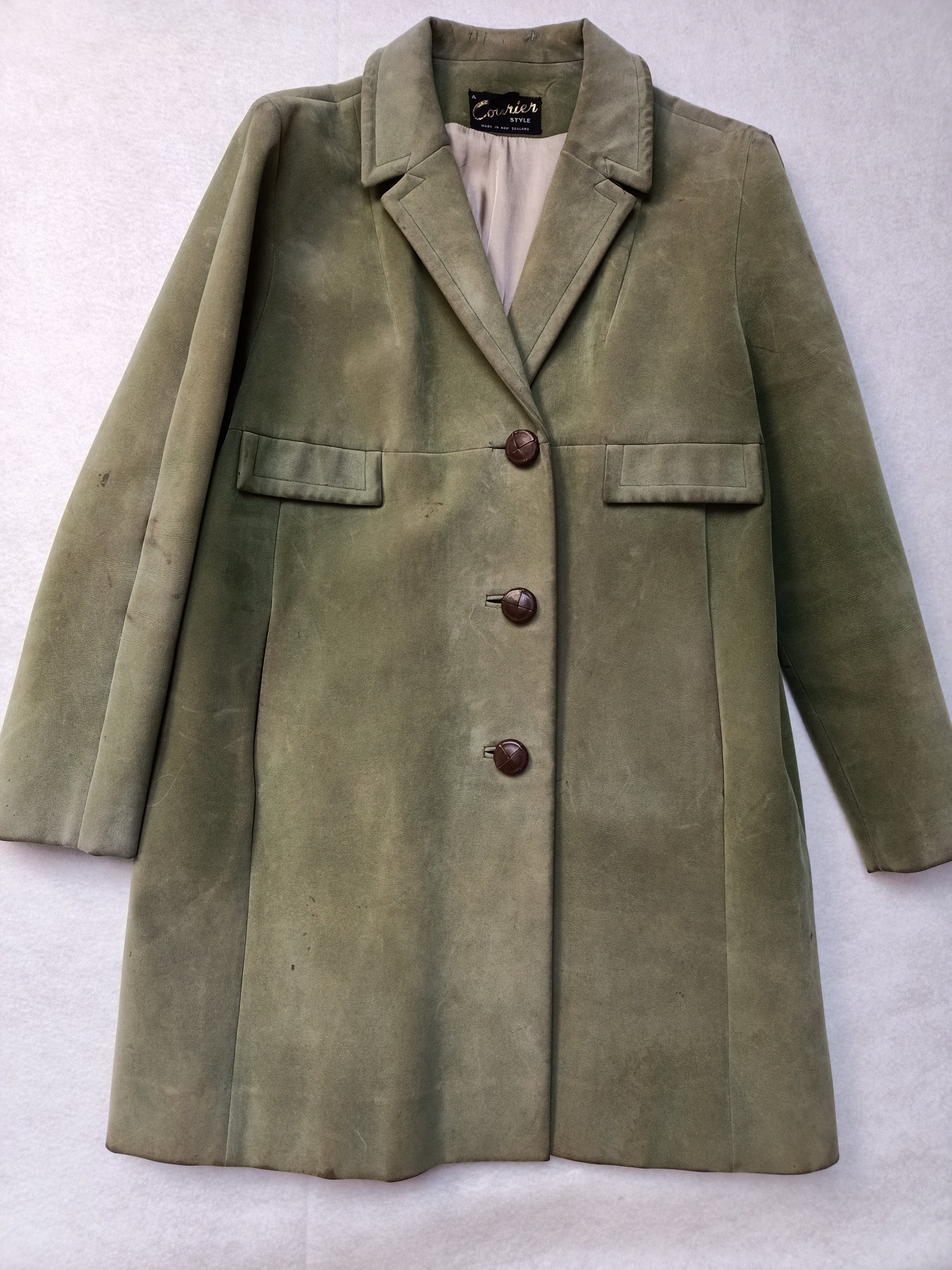 Vintage Faux Suede Coat