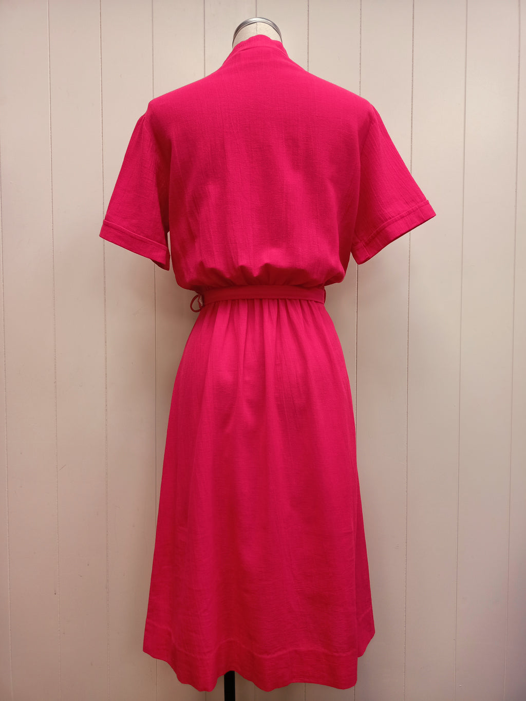 Vintage Breeze Hot Pink Dress