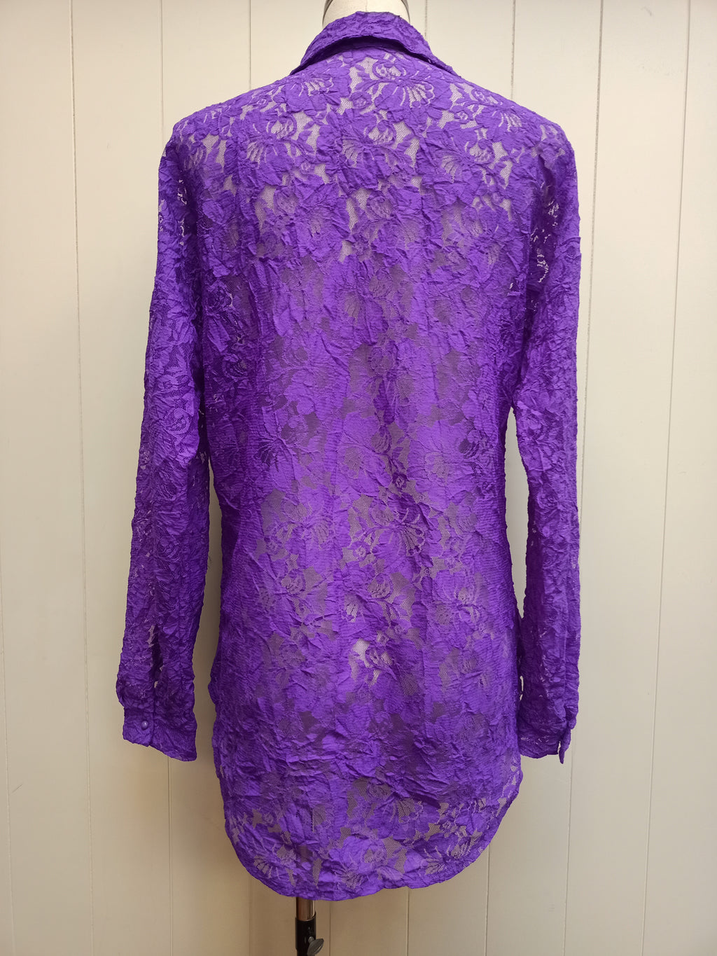 Vintage Purple Lace Shirt