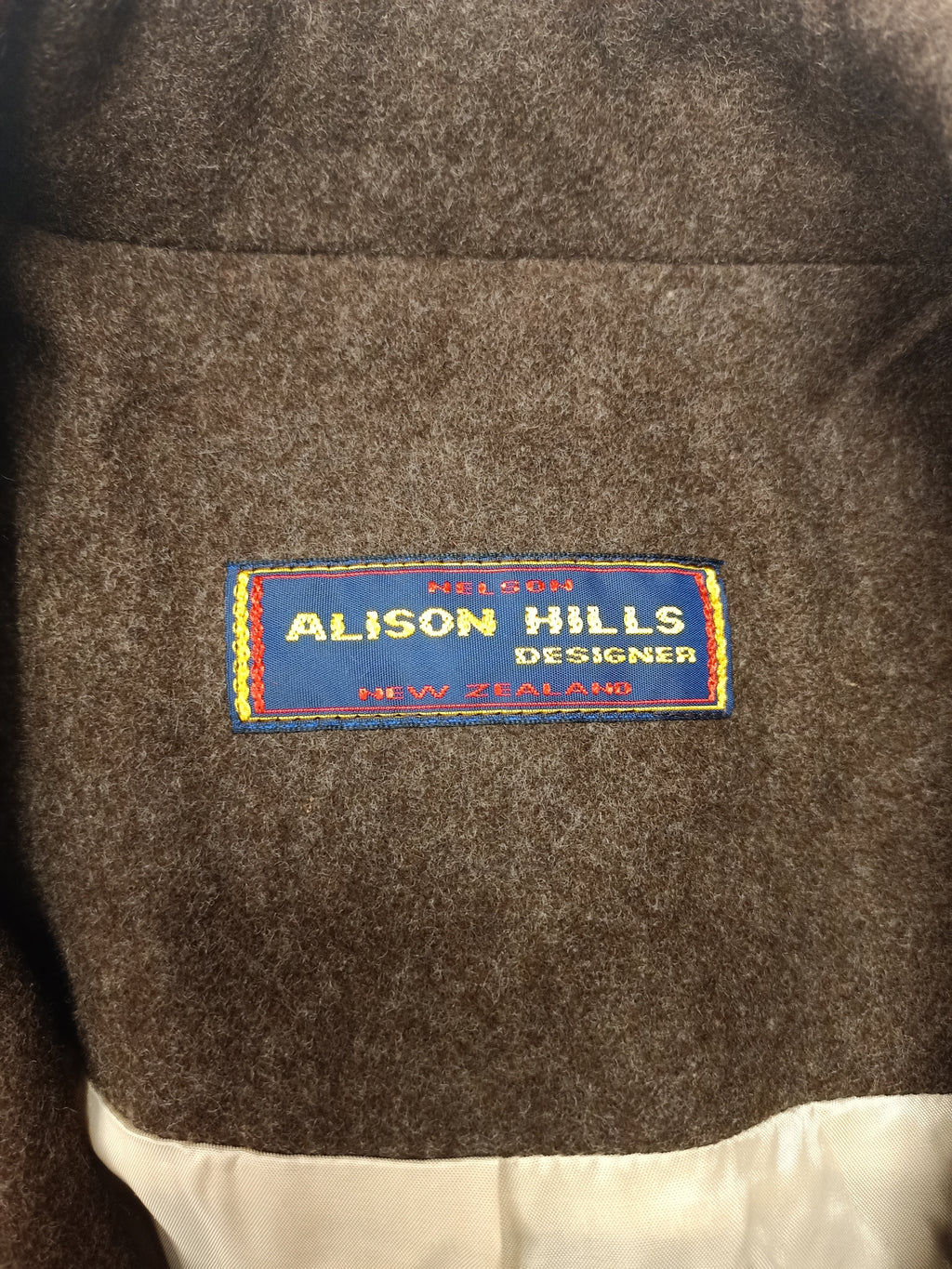 Vintage Alison Hills Brown Coat
