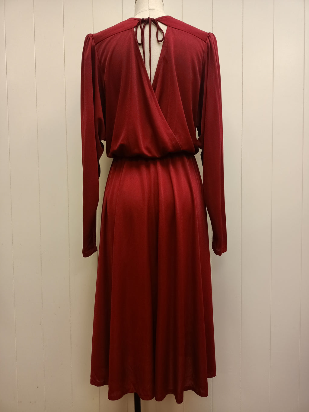 Vintage Surplice Back Dress