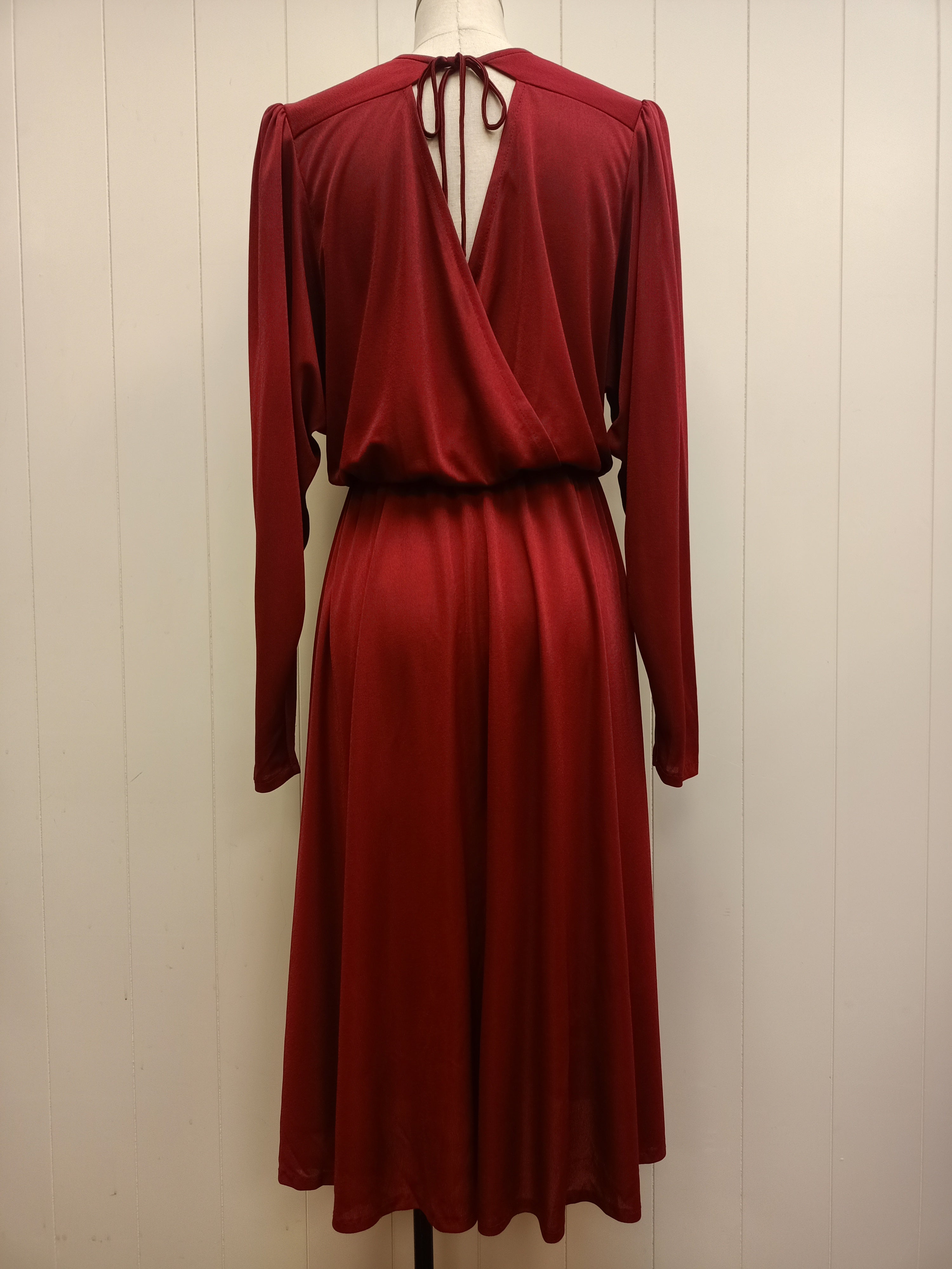 Vintage Surplice Back Dress
