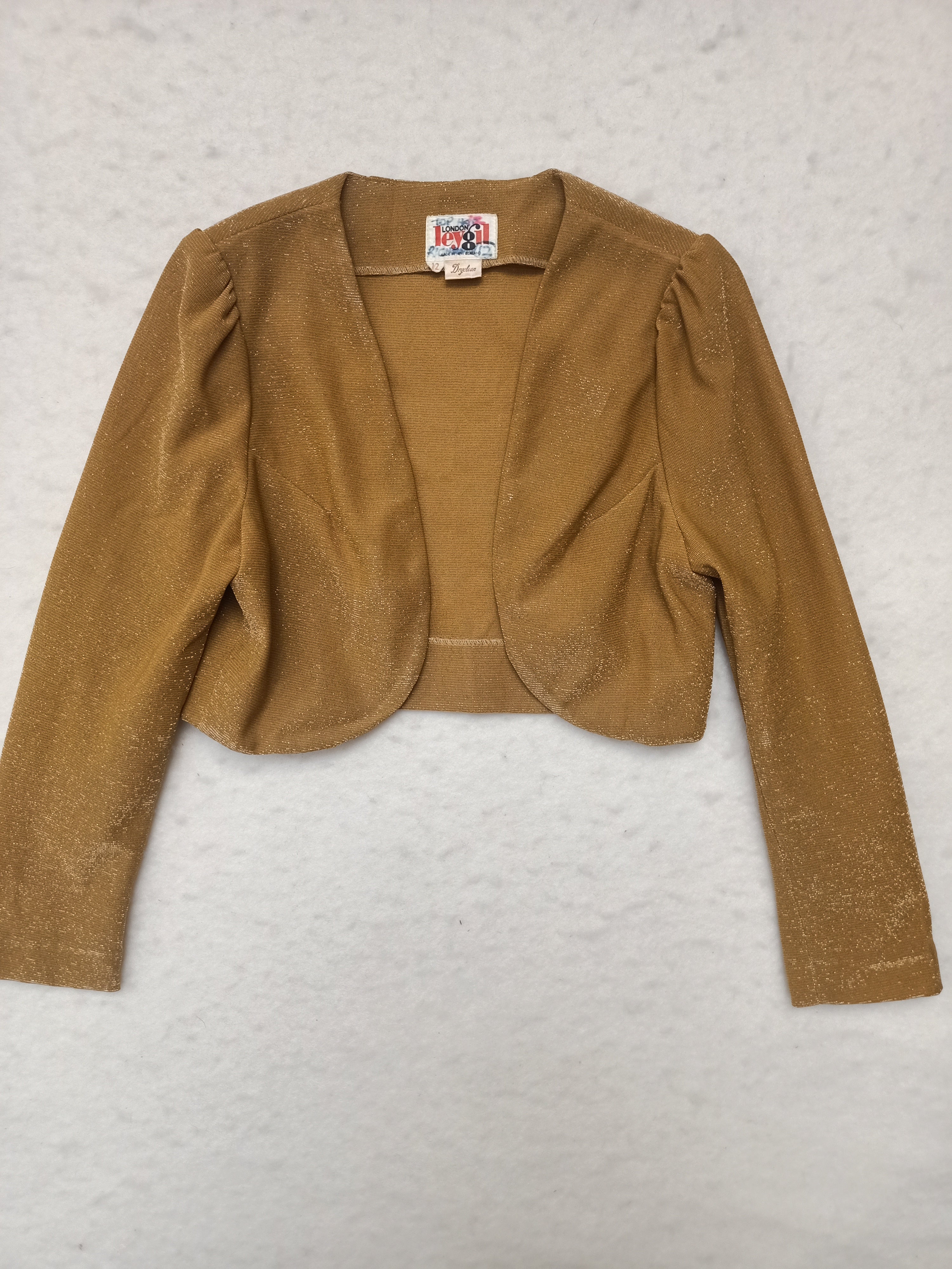 Vintage London Leygil Gold Bolero