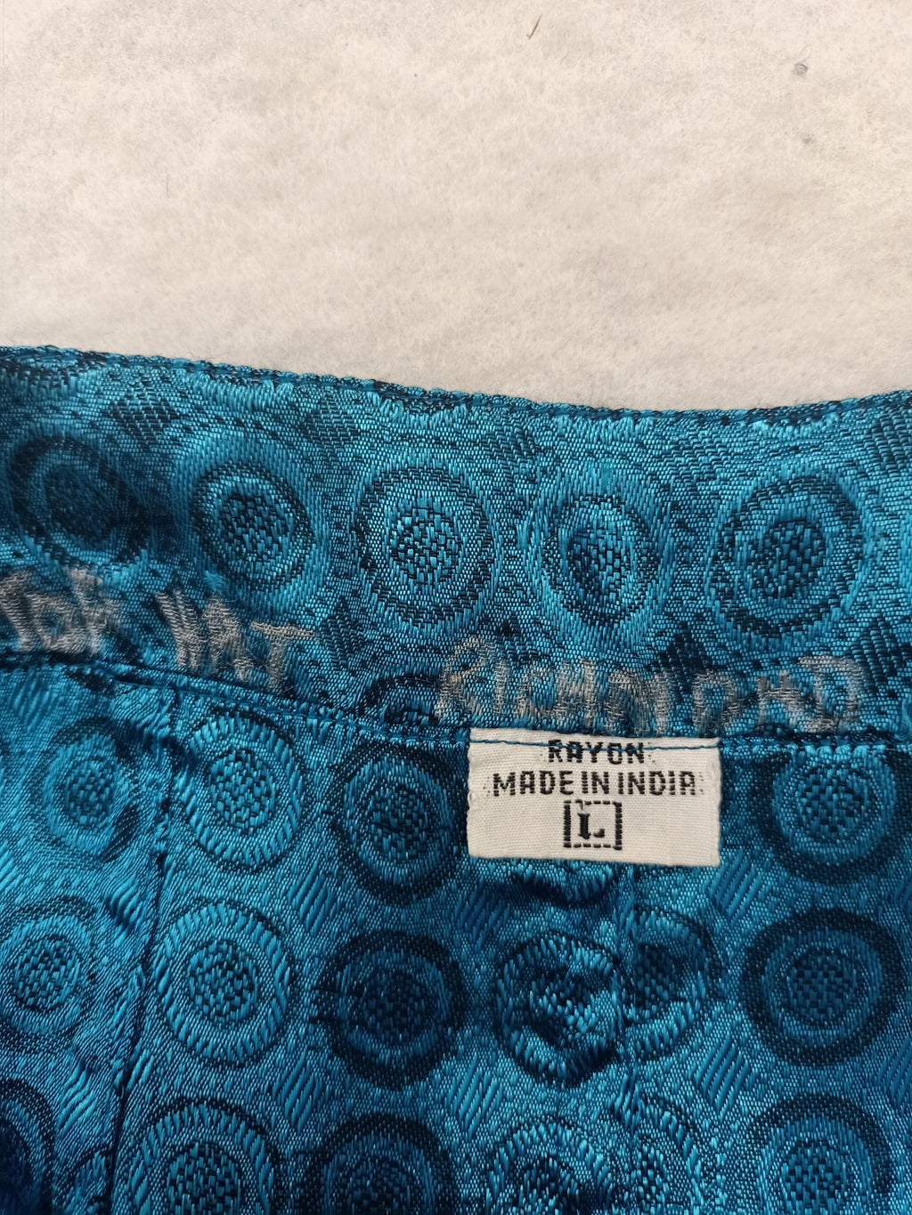 Vintage Medallion Rayon Skirt