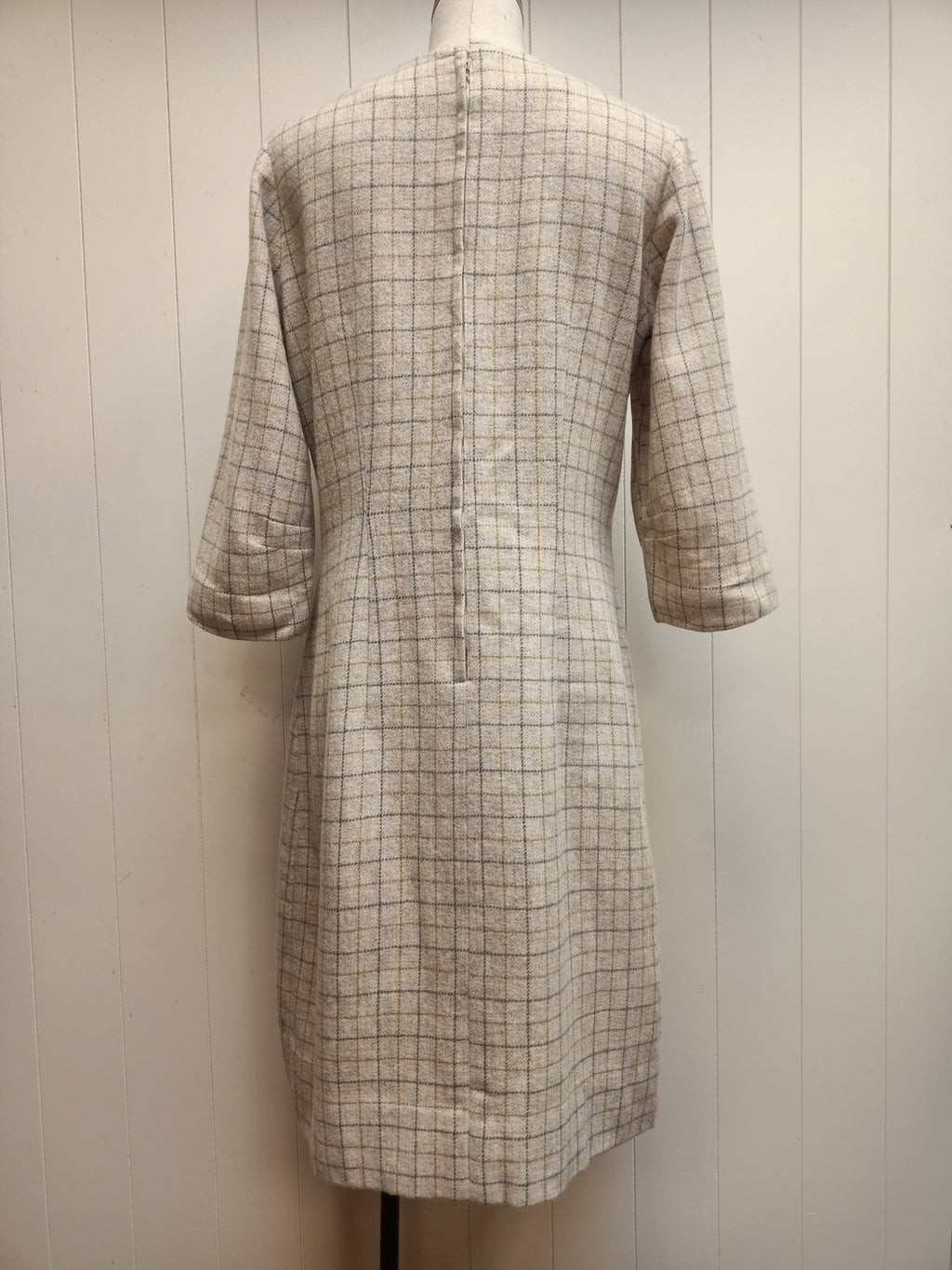 Vintage An Exton Garment Windowpane Dress