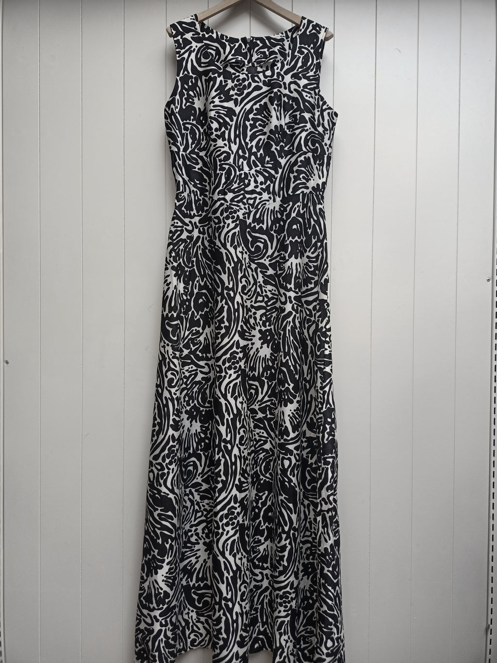 Vintage Abstract Floral Dress