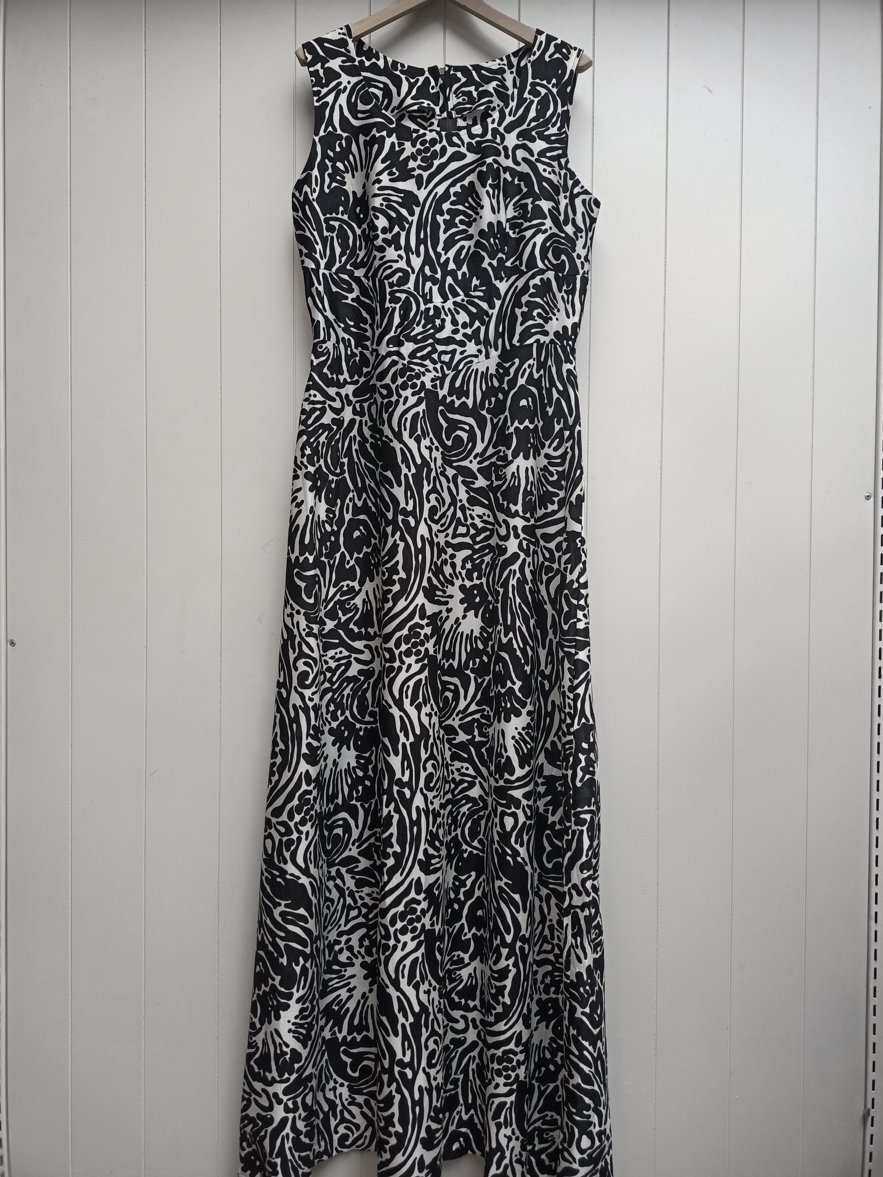 Vintage Abstract Floral Dress