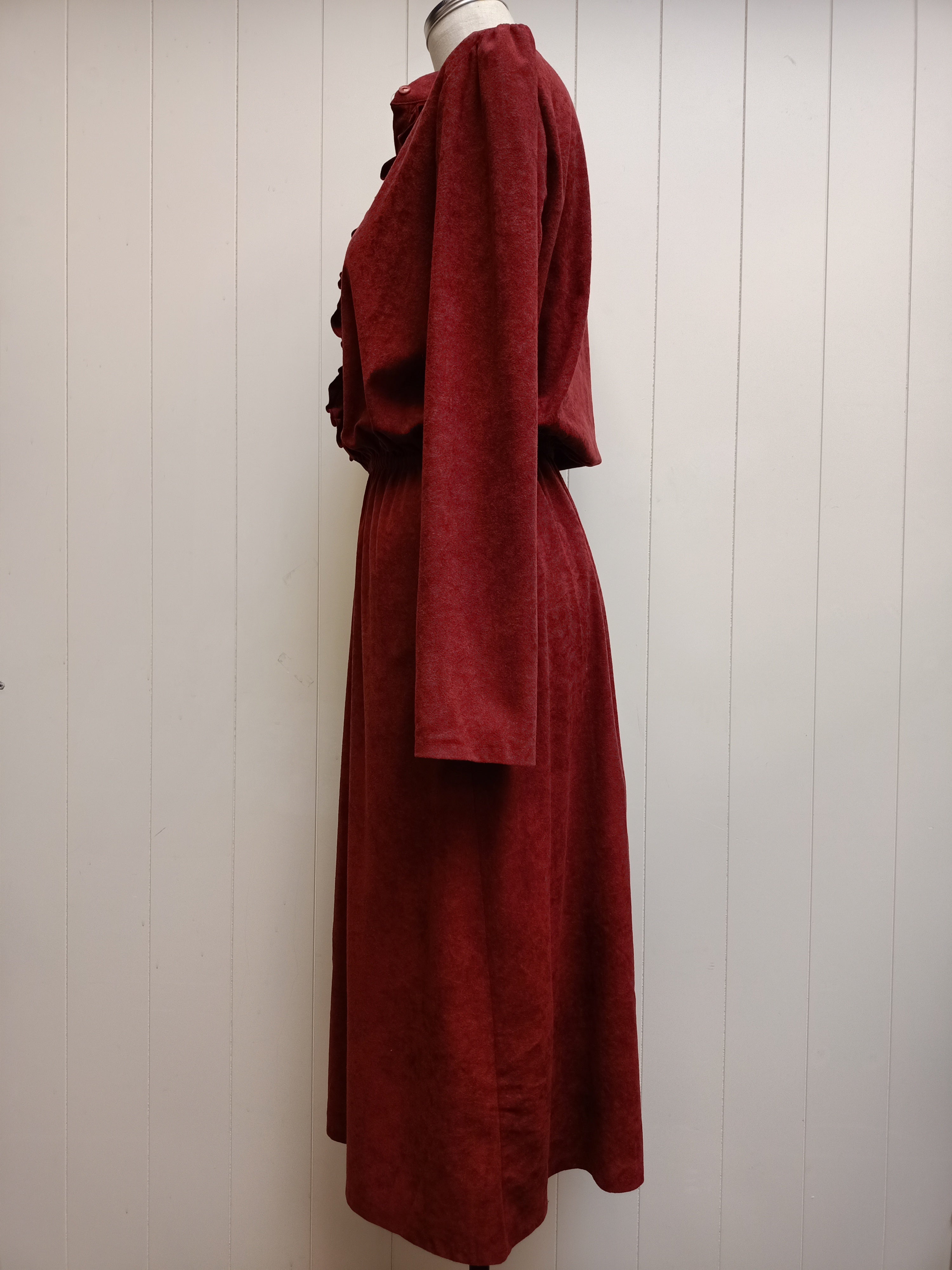 Vintage Pascalle Maroon Dress